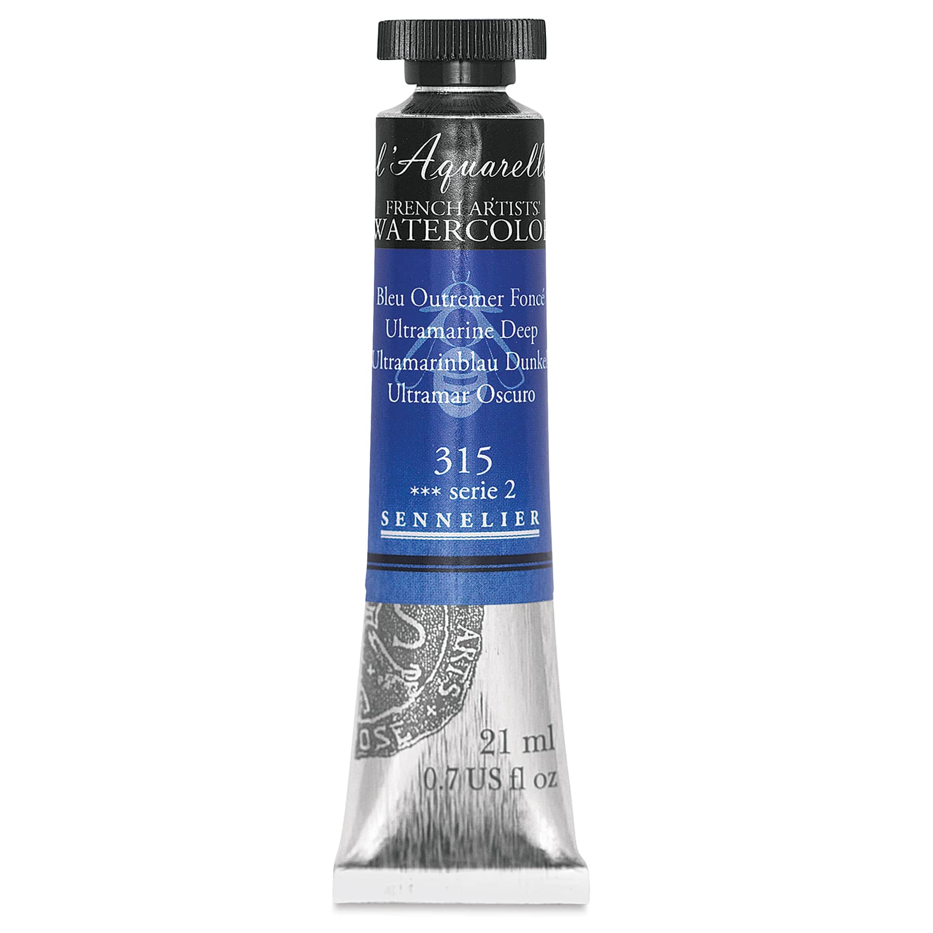Sennelier French Artists' Watercolor - Ultramarine Deep, 21 ml Tube