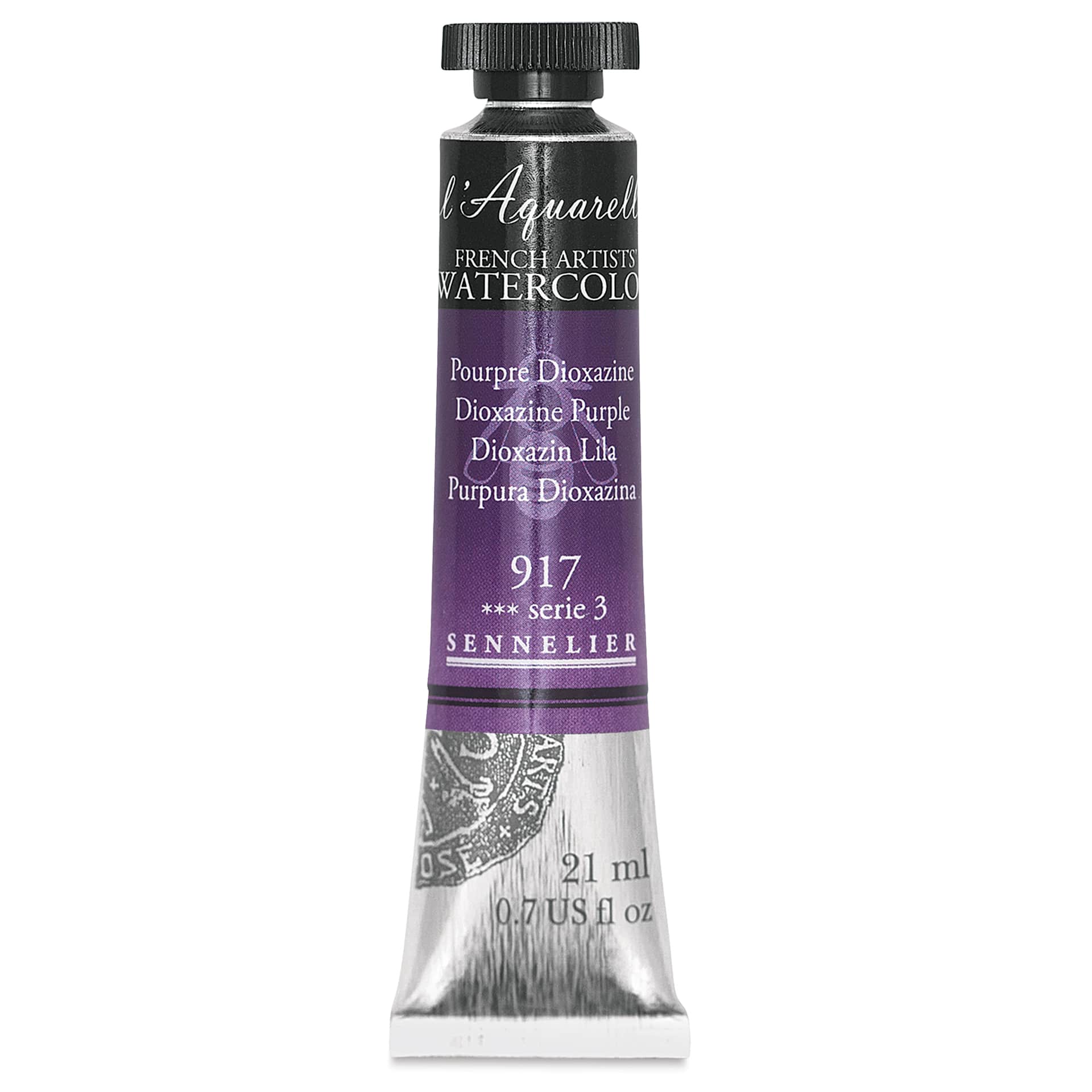 Sennelier French Artists' Watercolor - Dioxazine Purple, 21 ml, Tube