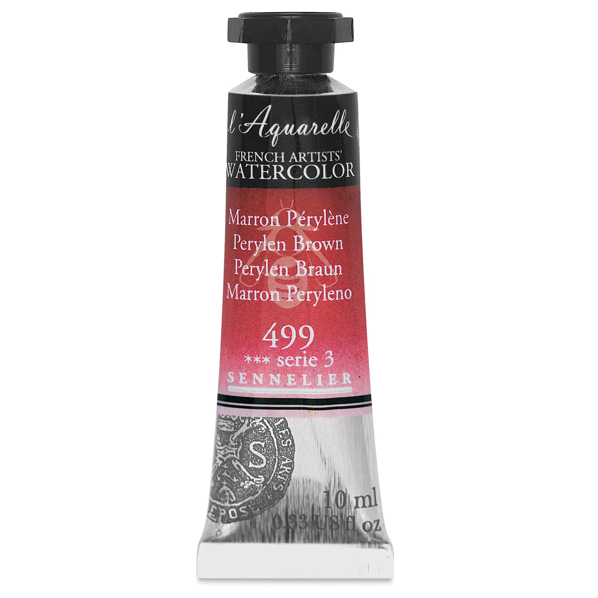 Sennelier French Artists' Watercolor - Perylen Brown, 10 ml, Tube