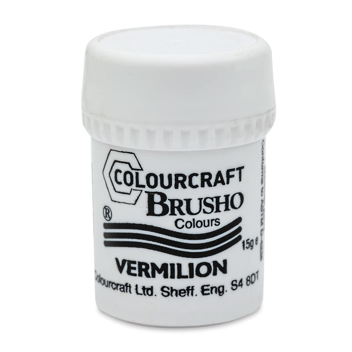 Brusho Crystal Colour - Vermilion, 15 g pot