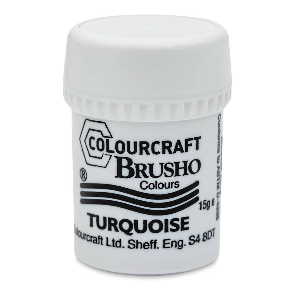Brusho Crystal Colour - Turquoise, 15 g pot