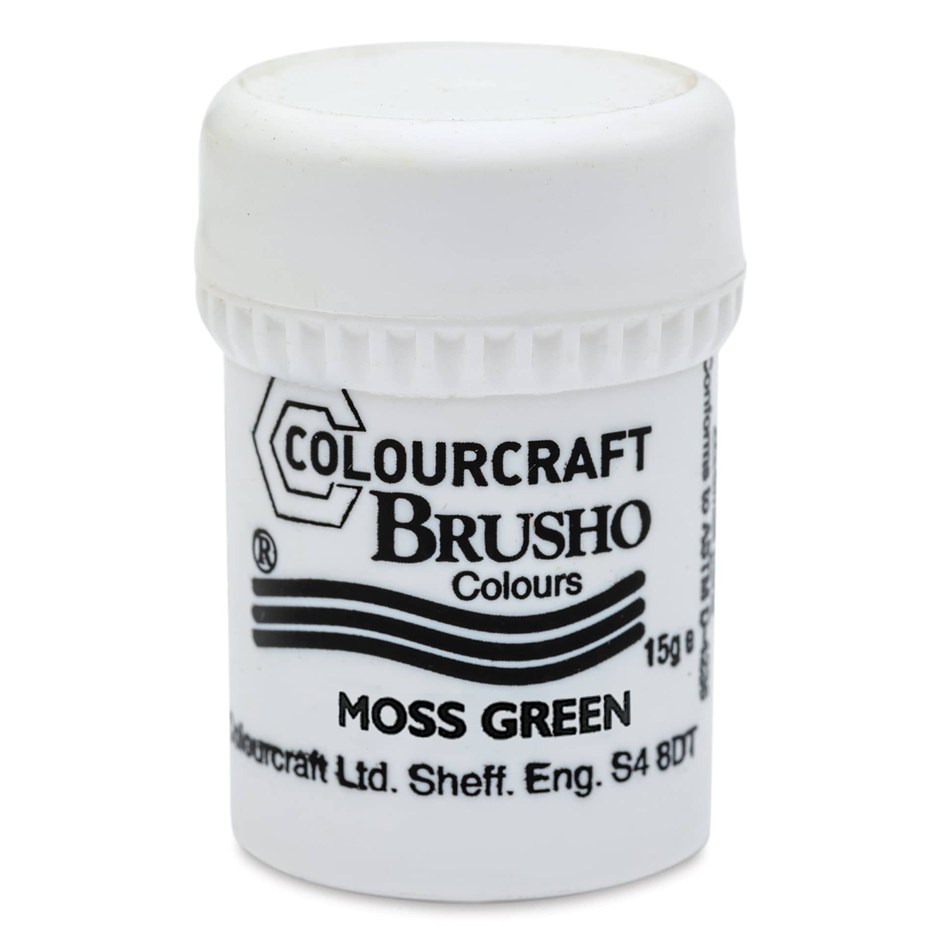 Brusho Crystal Colour - Moss, 15 g pot
