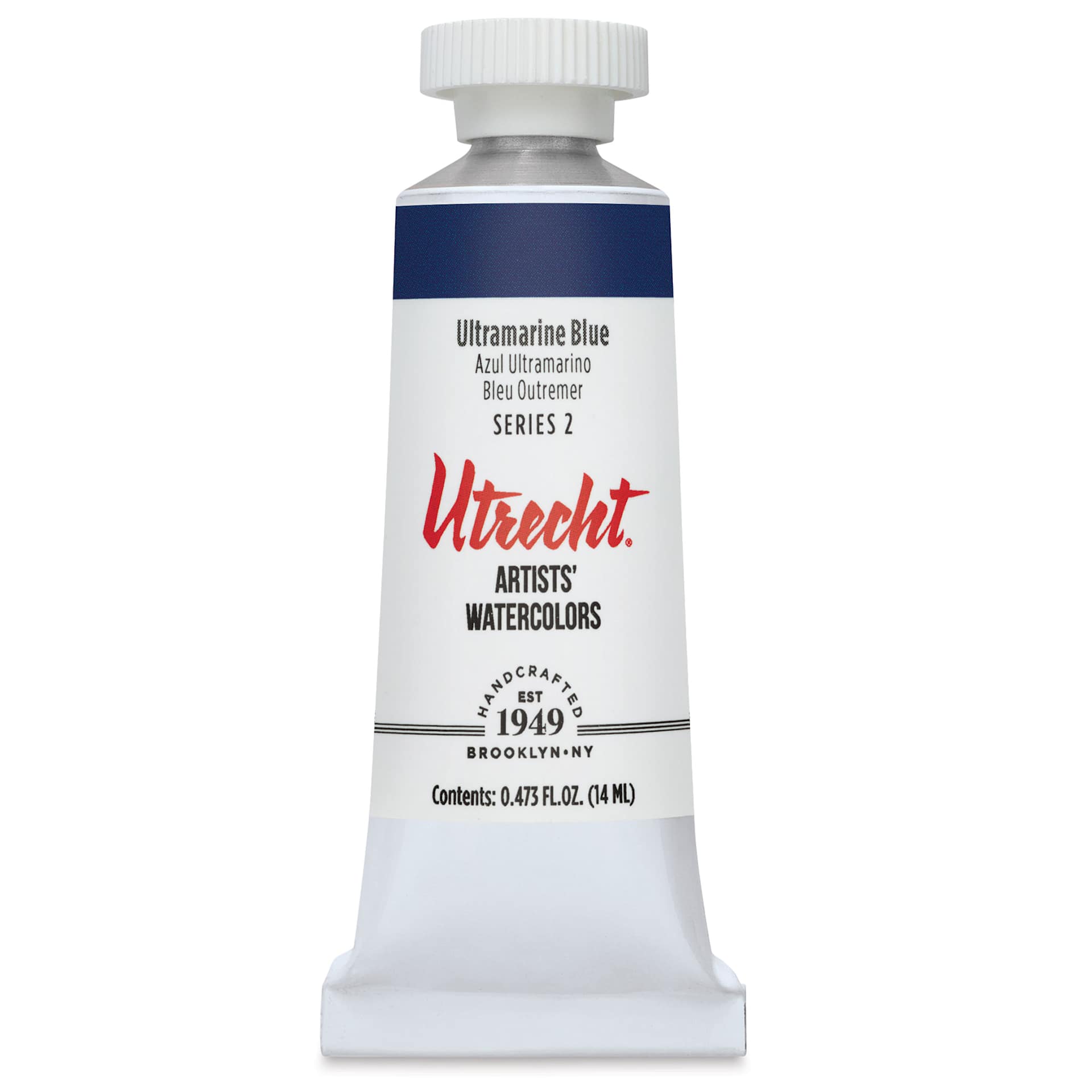 Utrecht Artists' Watercolor Paint - Ultramarine Blue, 14 ml, Tube (Front)
