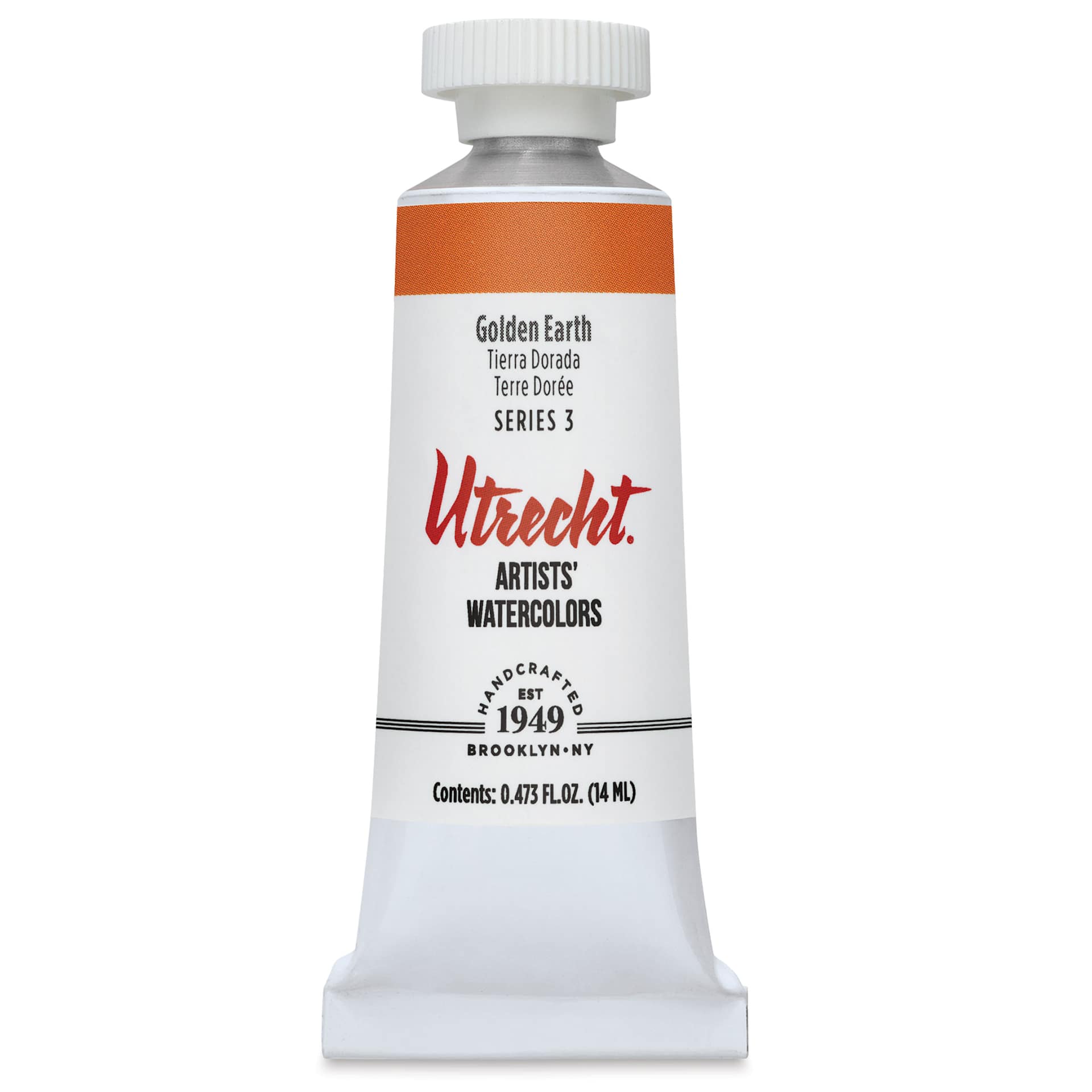 Utrecht Artists' Watercolor Paint - Golden Earth, 14 ml, Tube (Front)