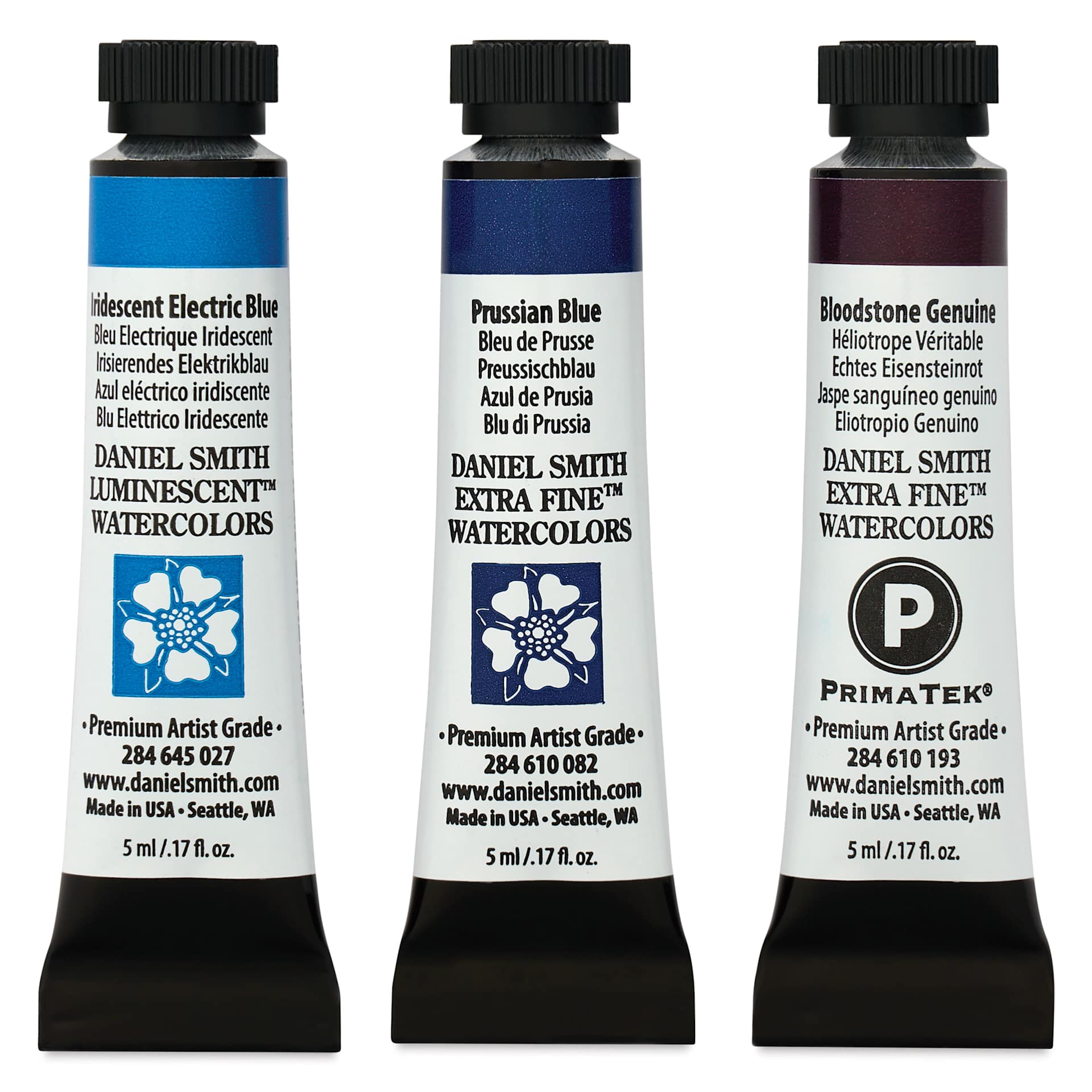 Daniel Smith Extra Fine Watercolor - Set of 3, Stormbreaker, 5 ml Tubes