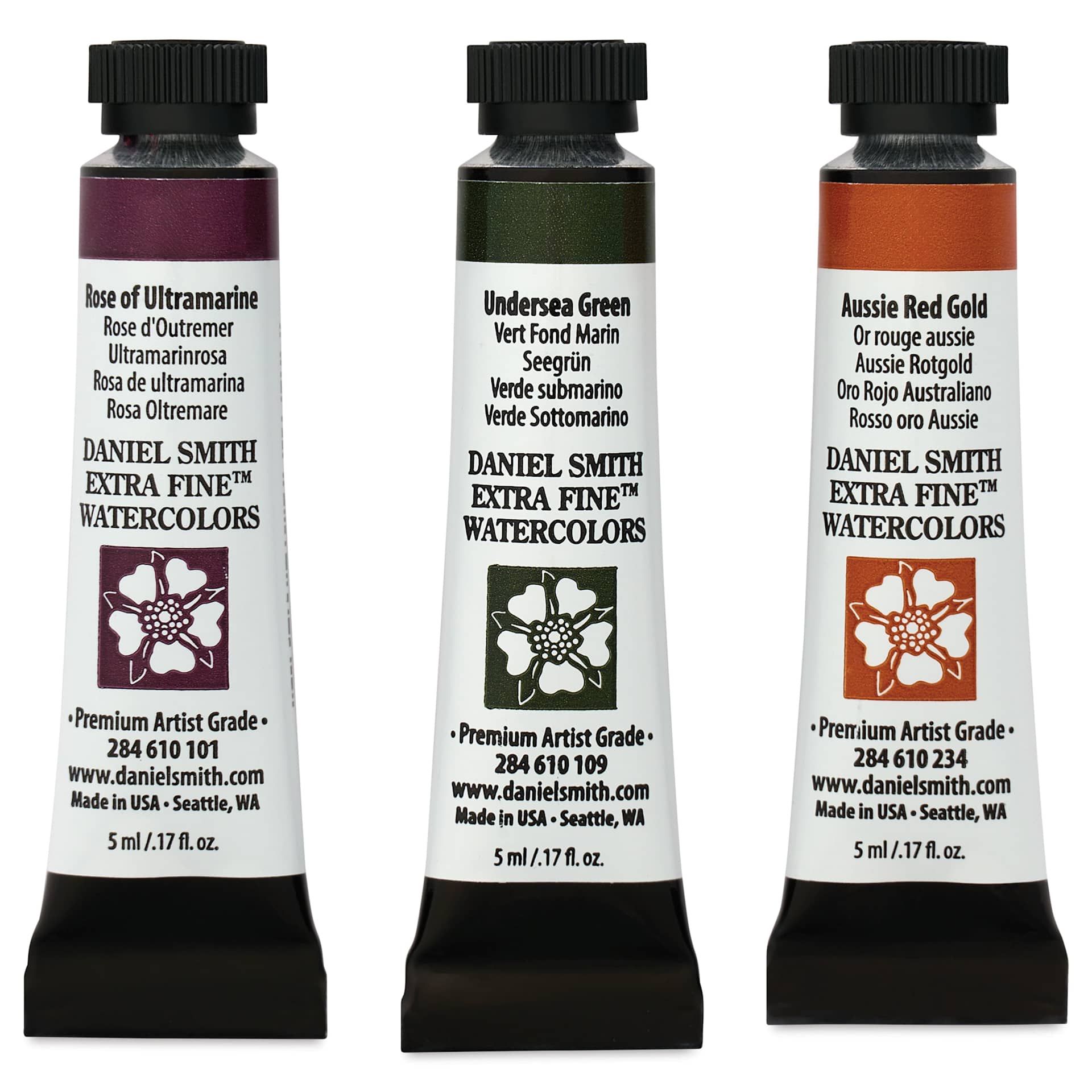 Daniel Smith Extra Fine Watercolor - Set of 3, Autumn, 5 ml Tubes