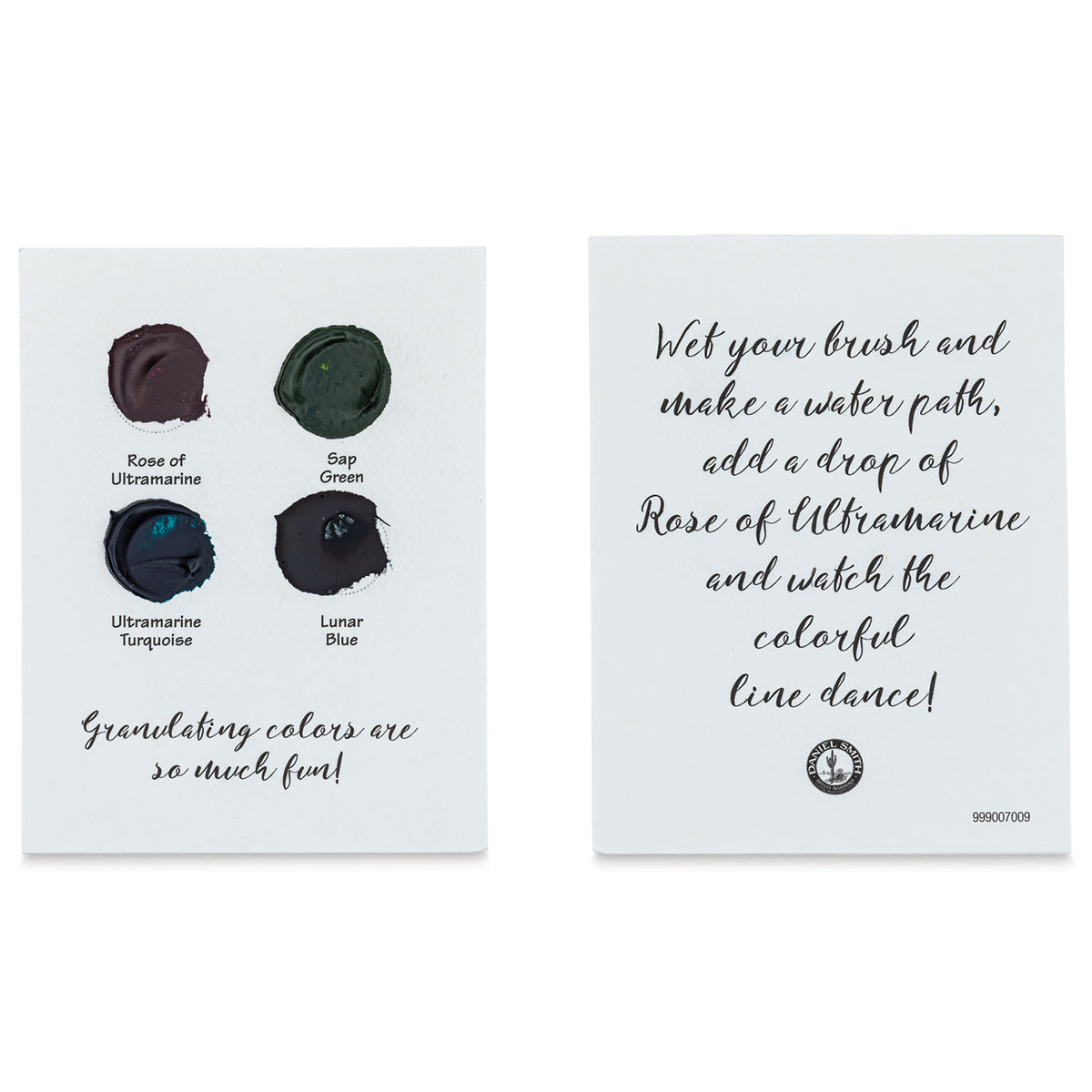 Daniel Smith Extra Fine Watercolor - Confetti Dot Card Set (Granulating Fun)