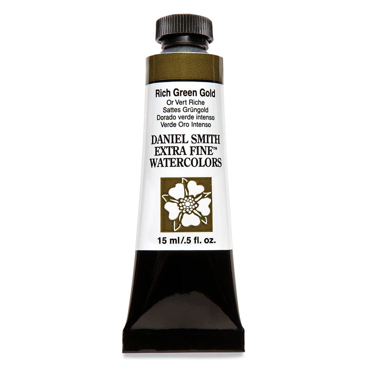 Daniel Smith Extra Fine Watercolor - Rich Green Gold, 15 ml, Tube
