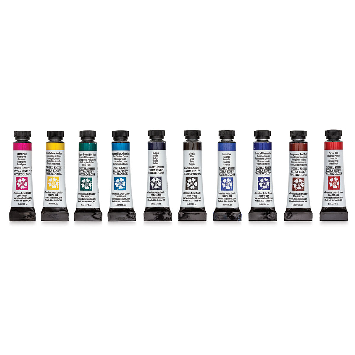 Daniel Smith Extra Fine Watercolor - Pablo Ruben Master, Set of 10, 5 ml, Tube