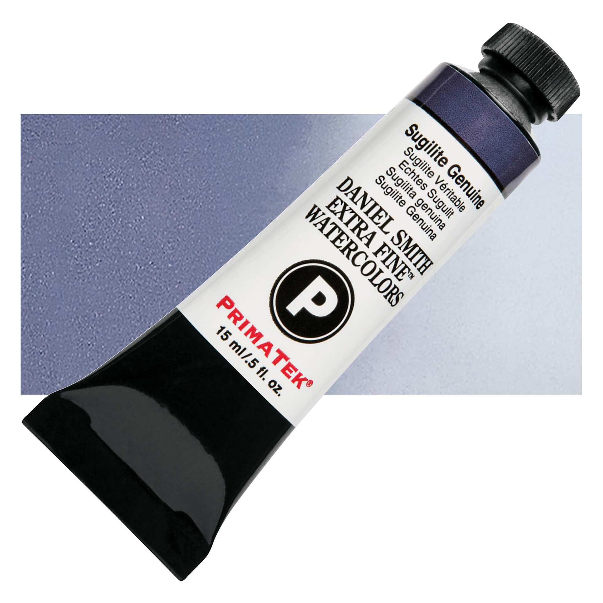 Daniel Smith Extra Fine Watercolor - PrimaTek, Sugilite Genuine, 15 ml Tube and swatch