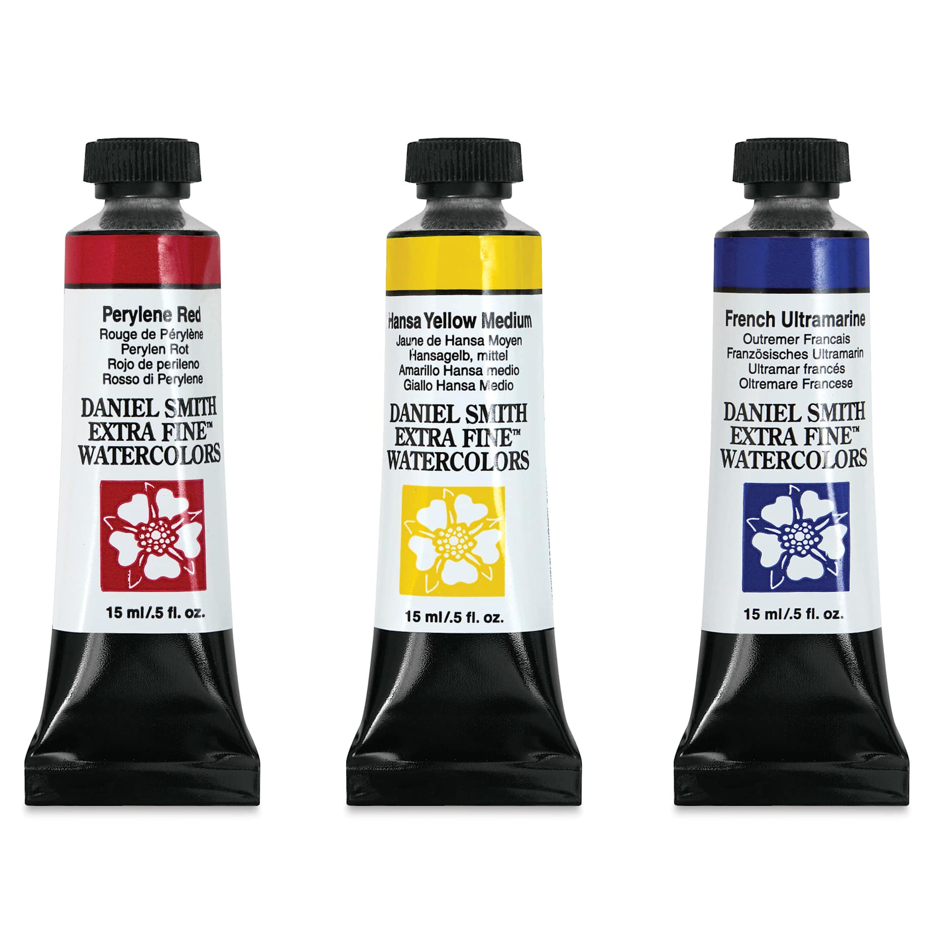 Daniel Smith Extra Fine Watercolor - Primary, Set of 3, 15 ml Tubes