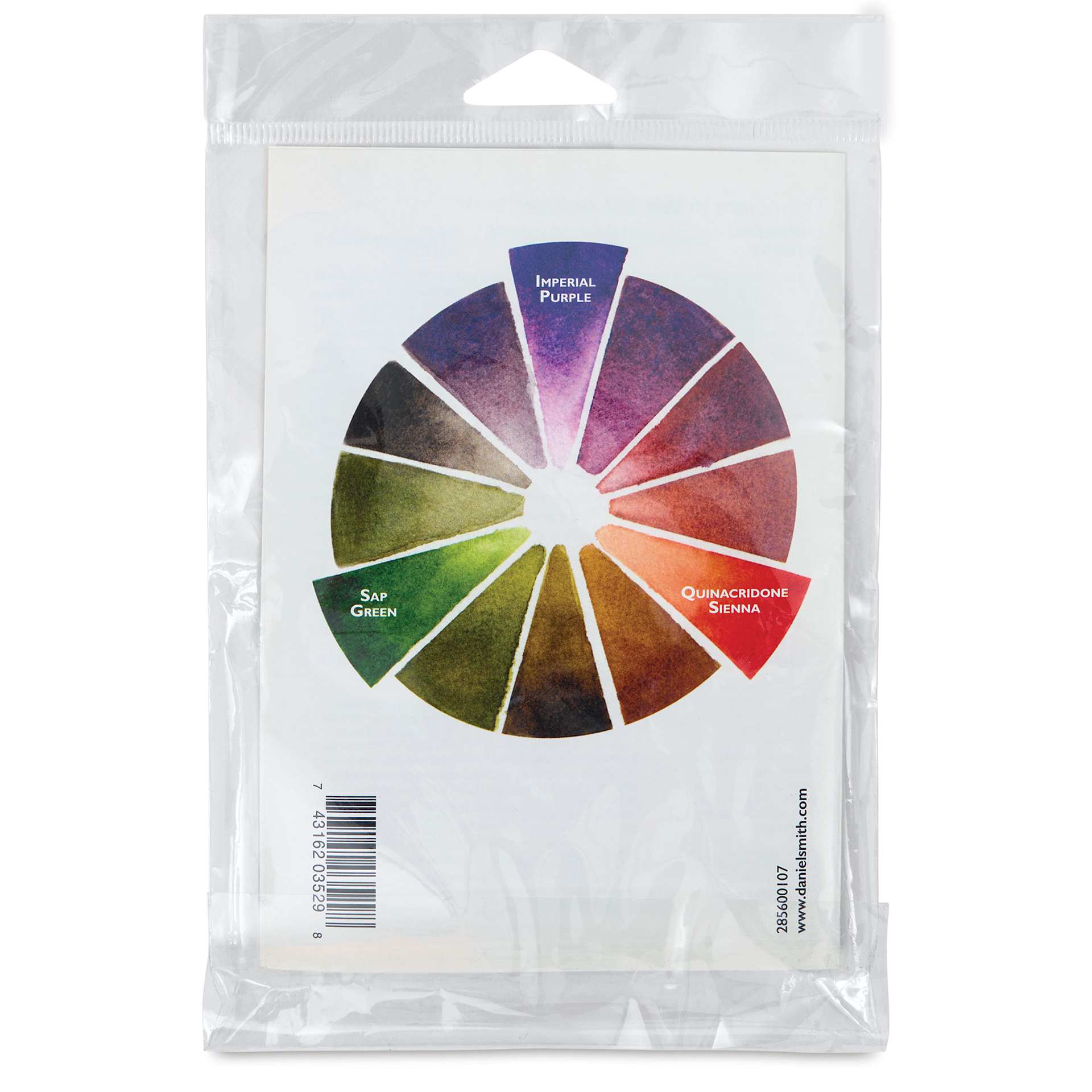 Daniel Smith Extra Fine Watercolor - Secondary Mixing, Set of 3 with Box, 15 ml Tubes back of package
