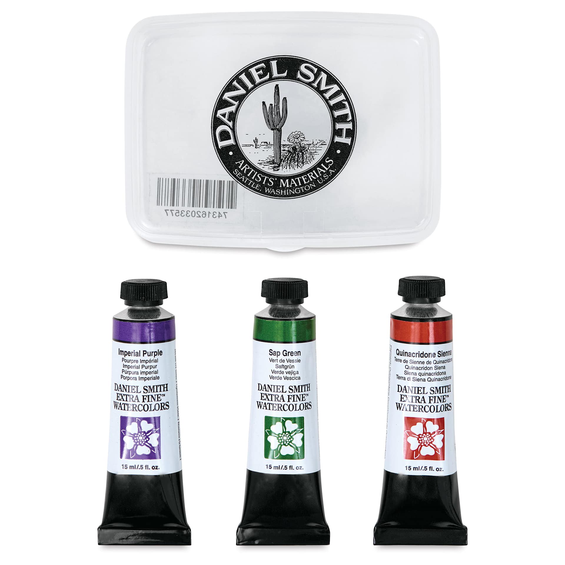 Daniel Smith Extra Fine Watercolor - Secondary Mixing, Set of 3 with Box, 15 ml Tubes