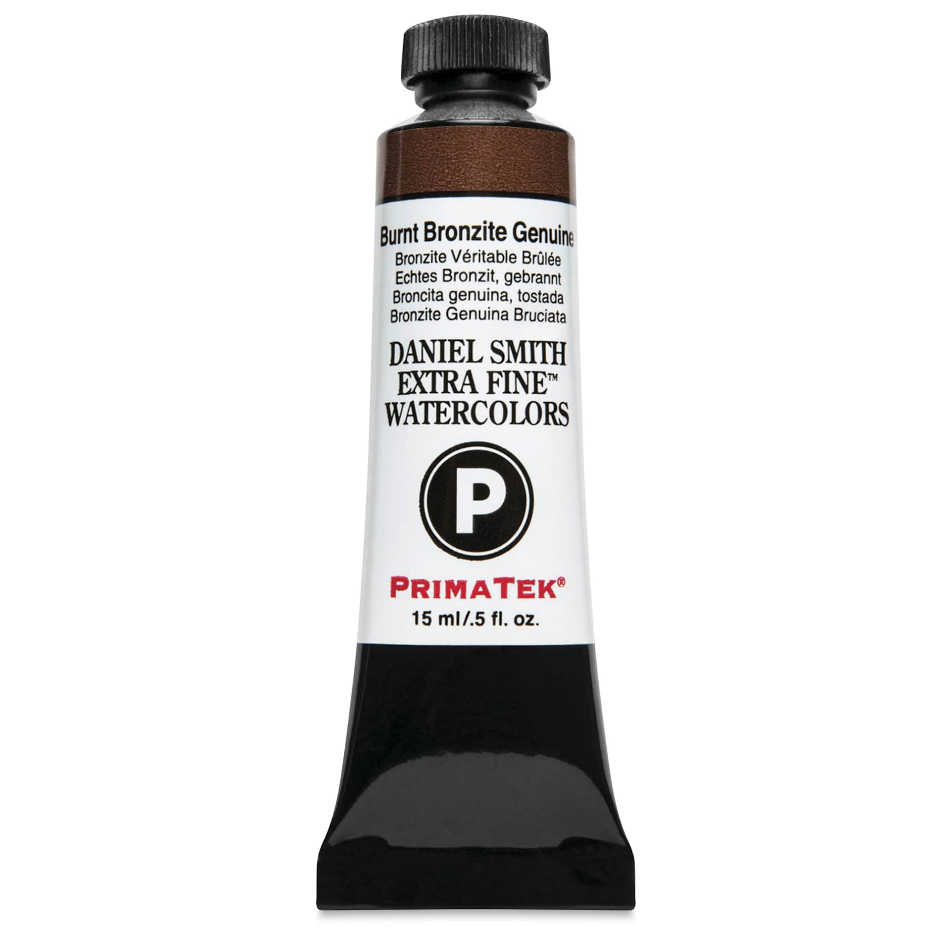 Daniel Smith Extra Fine Watercolor - PrimaTek, Burnt Bronzite Genuine, 15 ml Tube