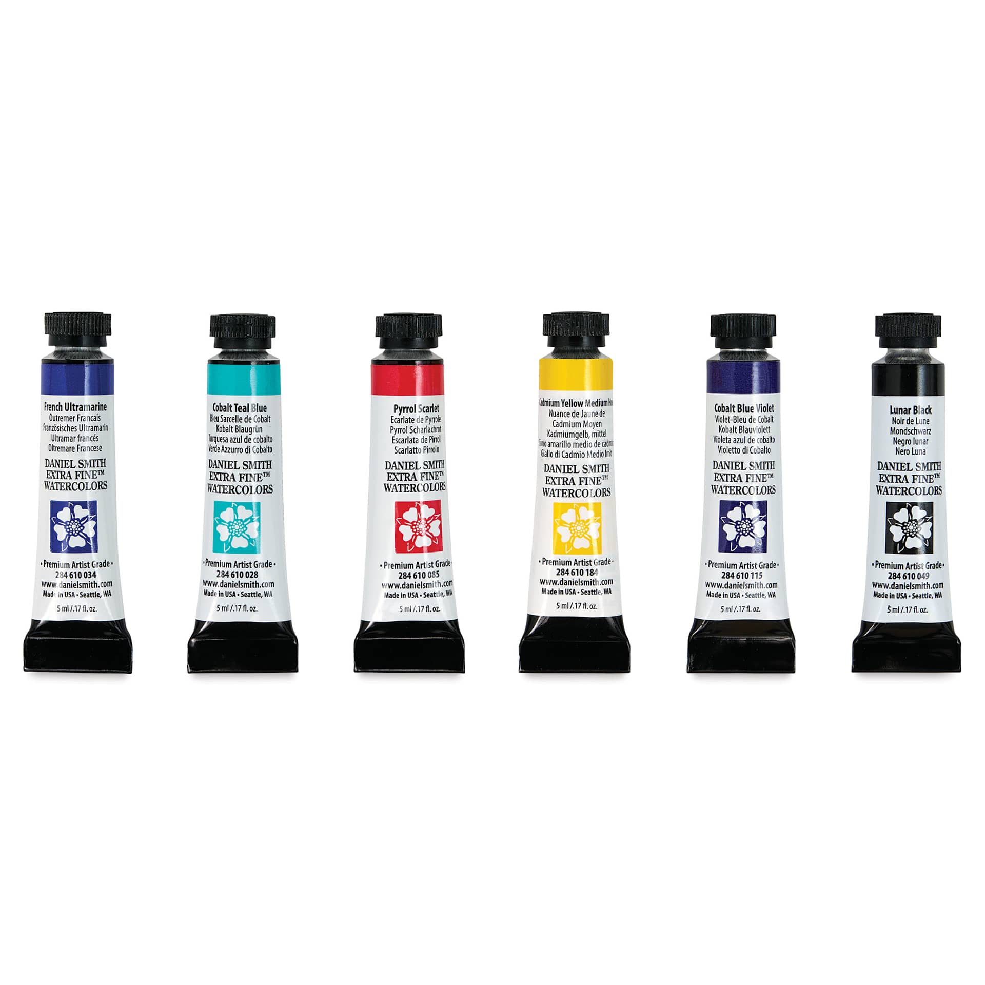 Daniel Smith Extra Fine Watercolor -Jayson Yeoh Master Artist Mix It Up Set of 6, 5 ml Tubes