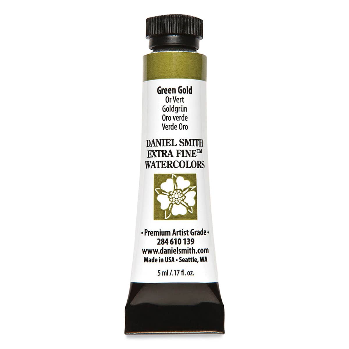 Daniel Smith Extra Fine Watercolor - Green Gold, 5 ml, Tube