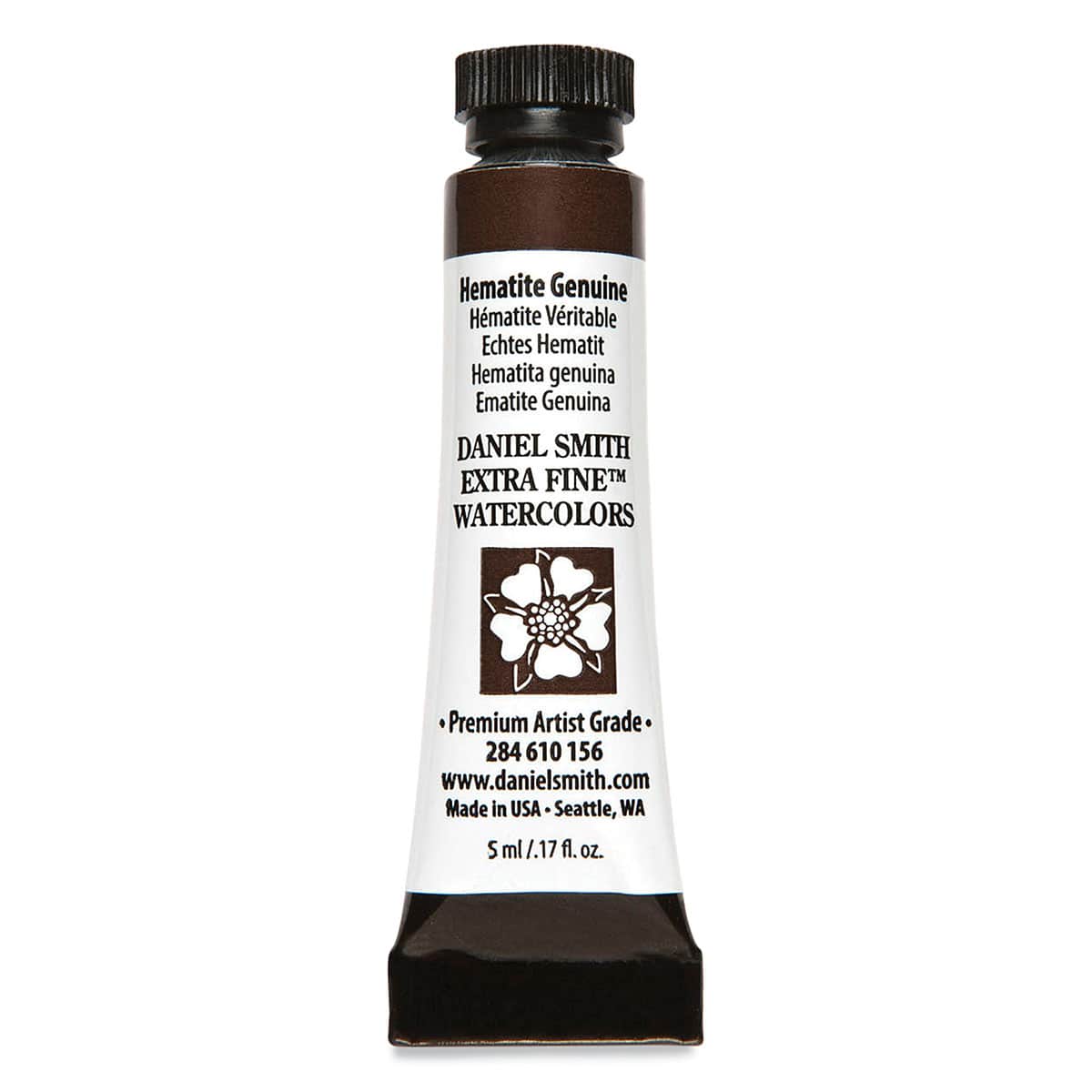 Daniel Smith Extra Fine Watercolor - PrimaTek, Hematite Genuine, 5 ml Tube