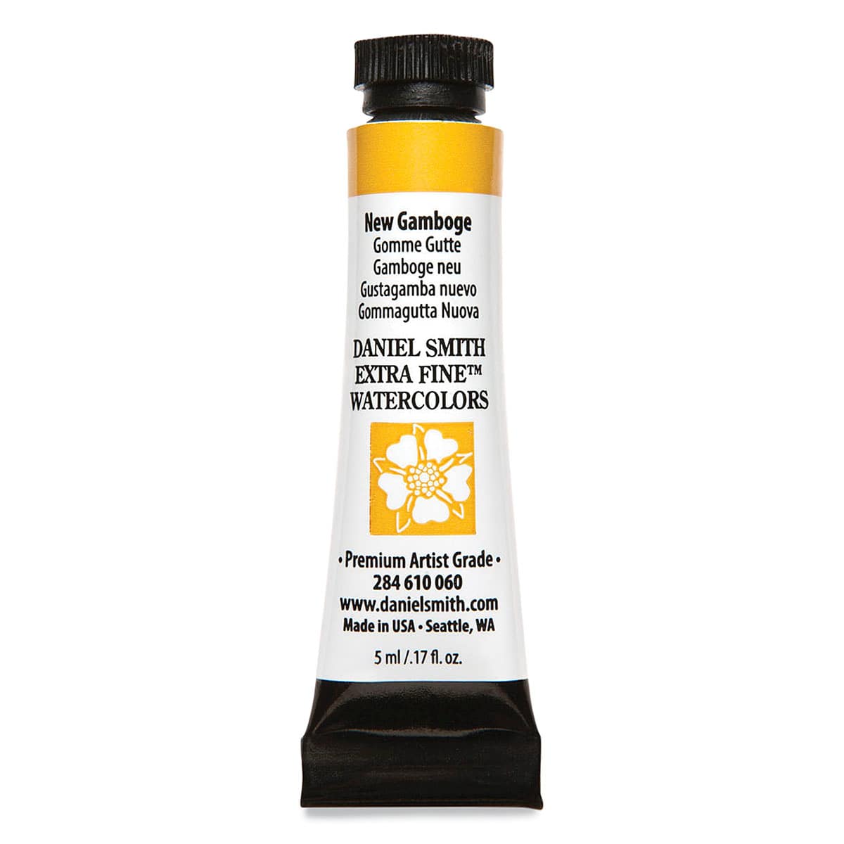 Daniel Smith Extra Fine Watercolor - New Gamboge, 5 ml, Tube