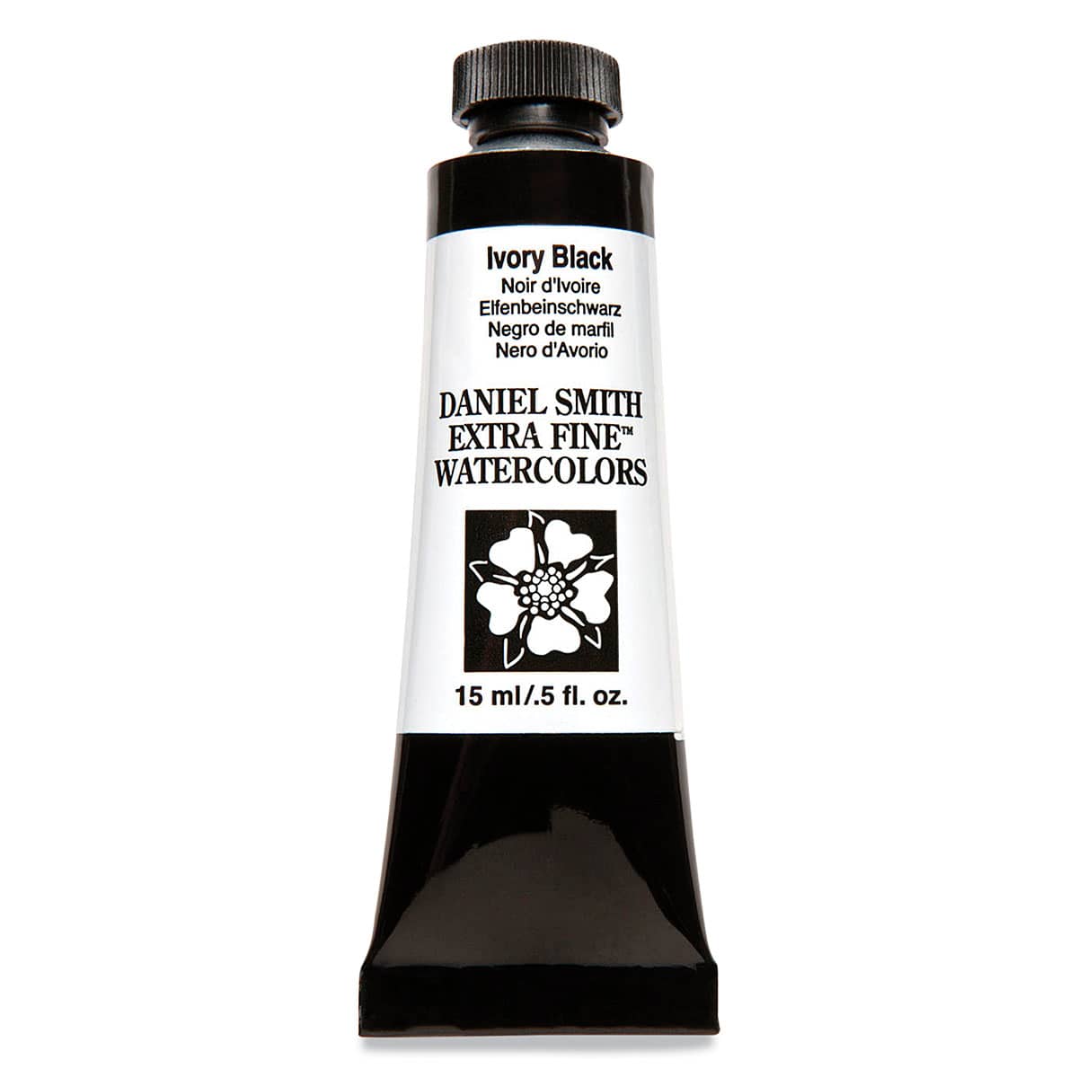 Daniel Smith Extra Fine Watercolor - Ivory Black, 15 ml Tube