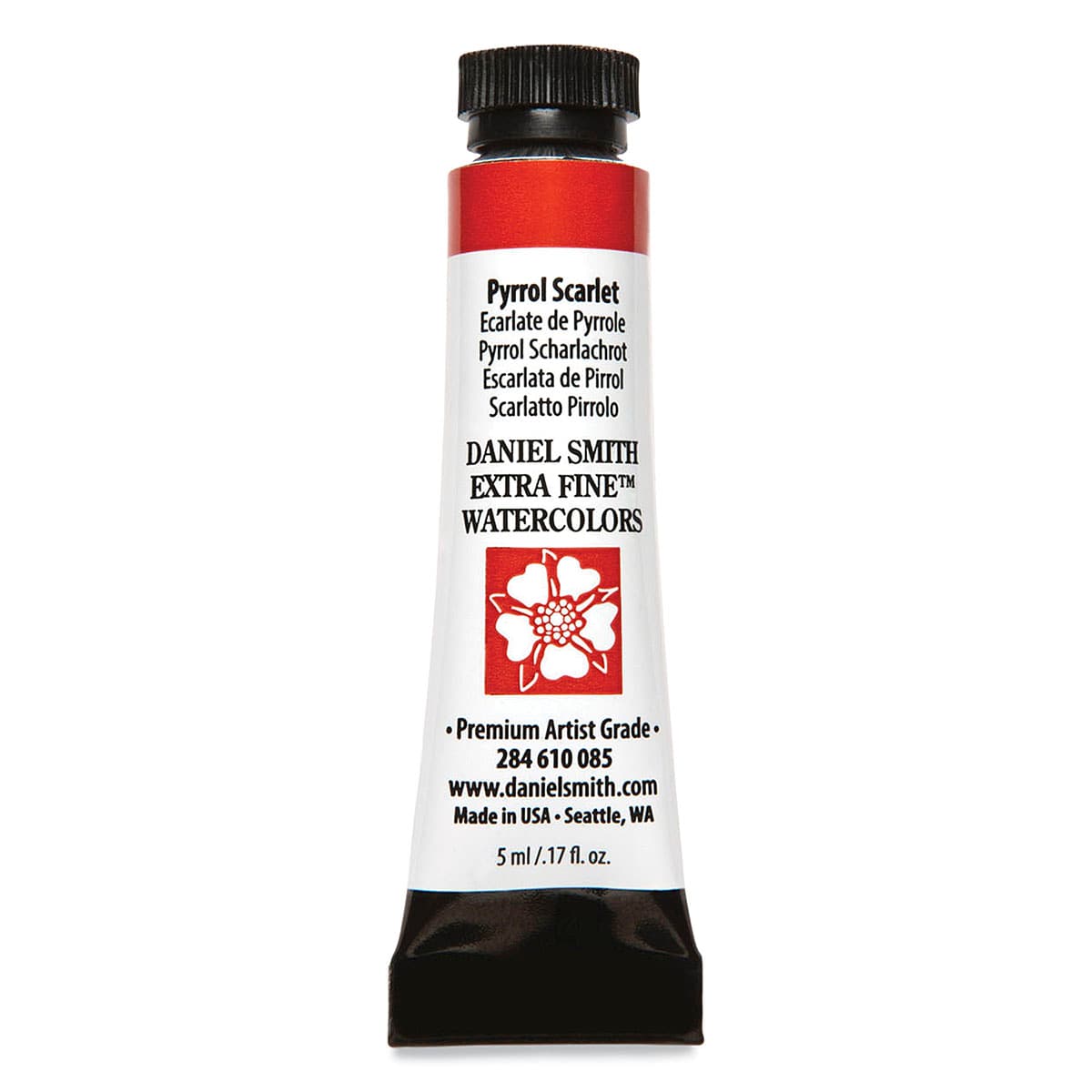 Daniel Smith Extra Fine Watercolor - Pyrrol Scarlet, 5 ml Tube