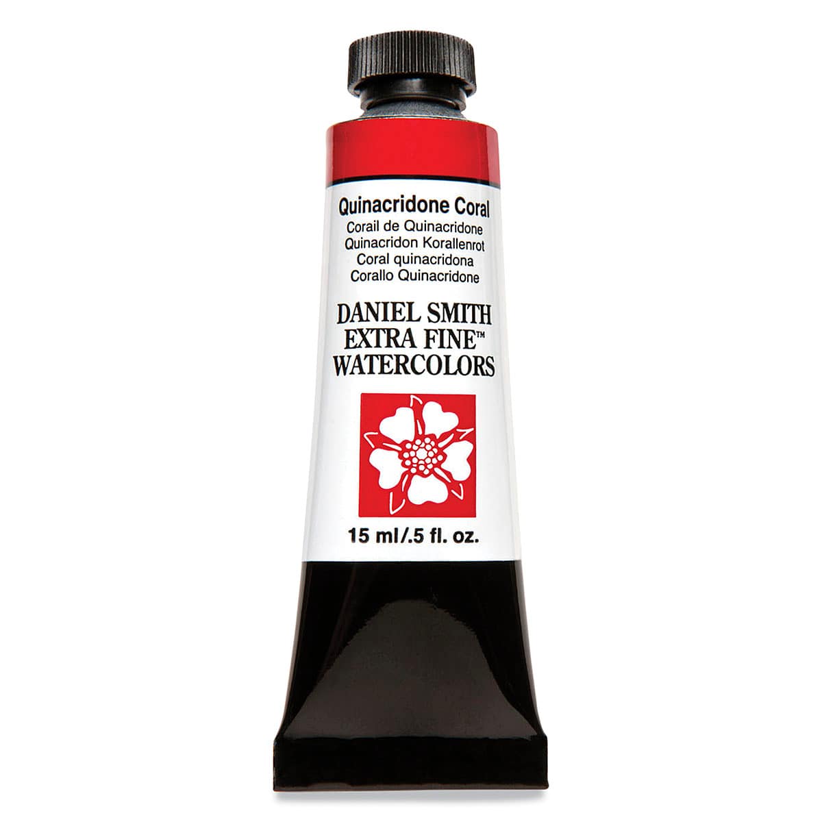 Daniel Smith Extra Fine Watercolor - Quinacridone Coral, 15 ml Tube