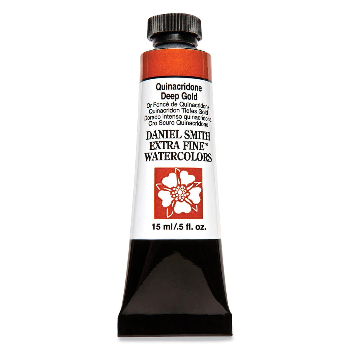 Daniel Smith Extra Fine Watercolor - Quinacridone Deep Gold, 15 ml, Tube