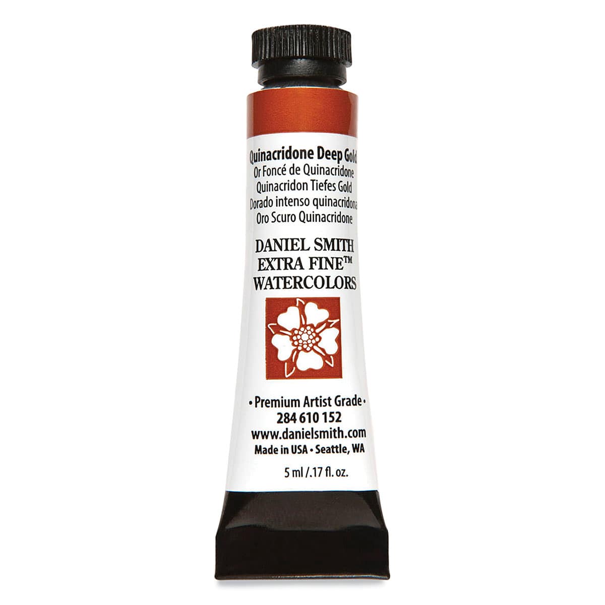Daniel Smith Extra Fine Watercolor - Quinacridone Deep Gold, 5 ml, Tube