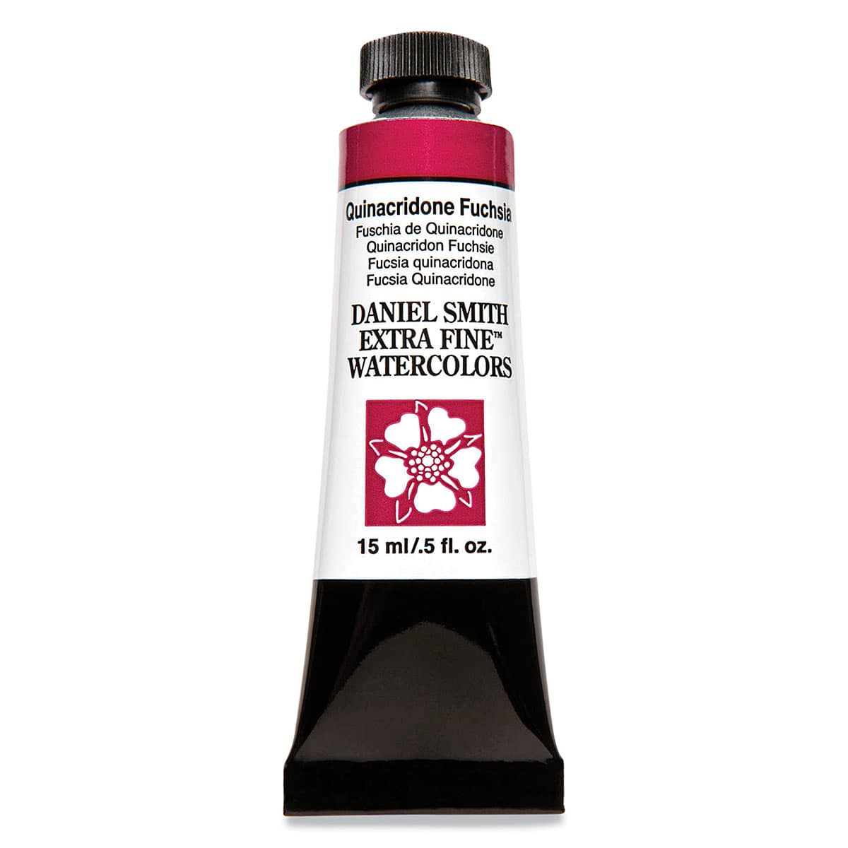 Daniel Smith Extra Fine Watercolor - Quinacridone Fuchsia, 15 ml Tube