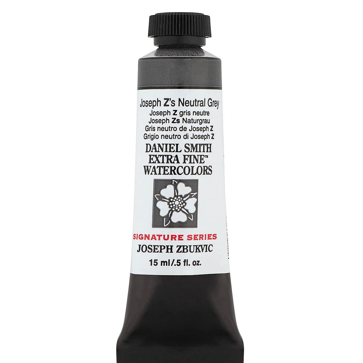Daniel Smith Extra Fine Watercolor – Joseph Z's Neutral Grey, 15 ml tube