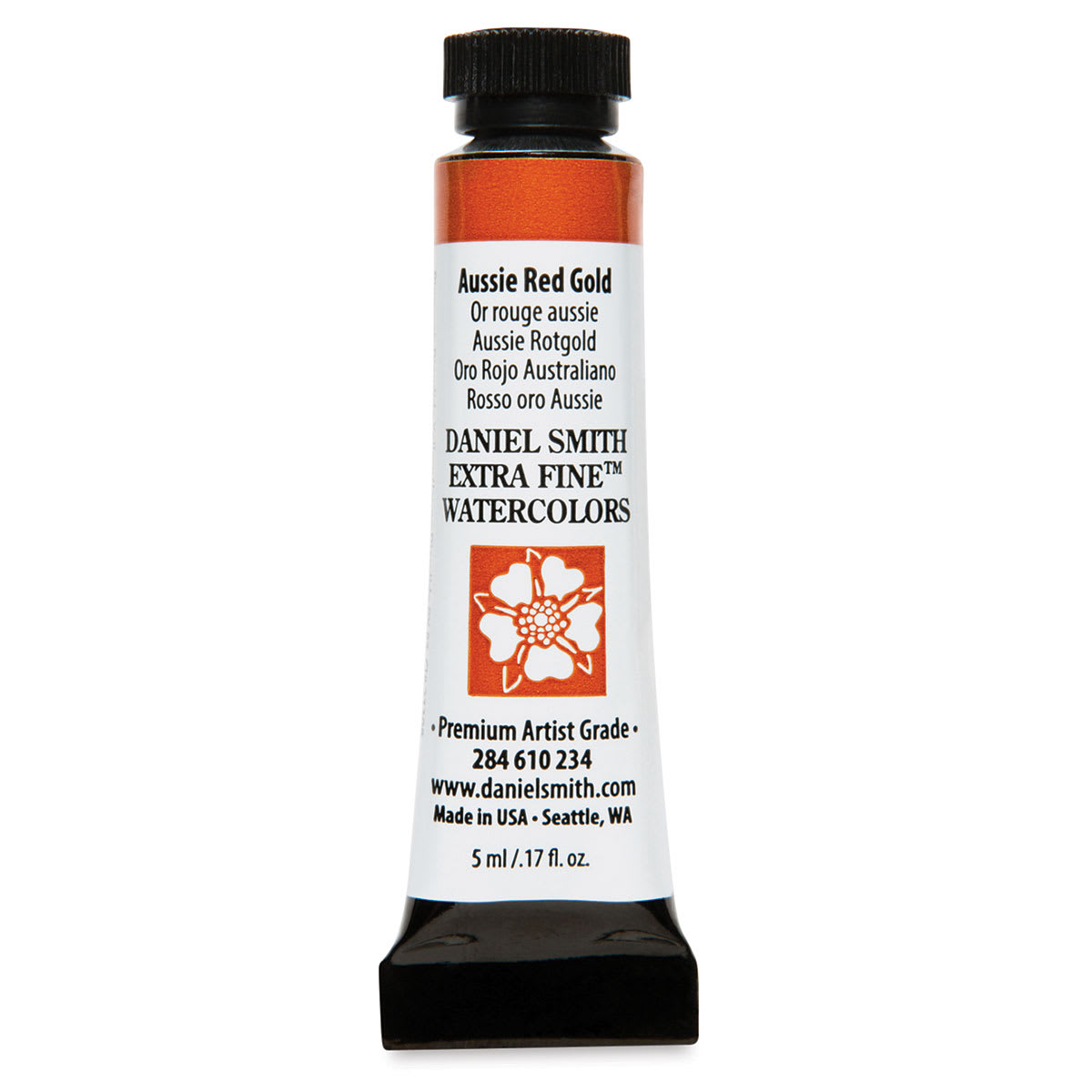 Daniel Smith Extra Fine Watercolor - Aussie Red-Gold, 5 ml, Tube