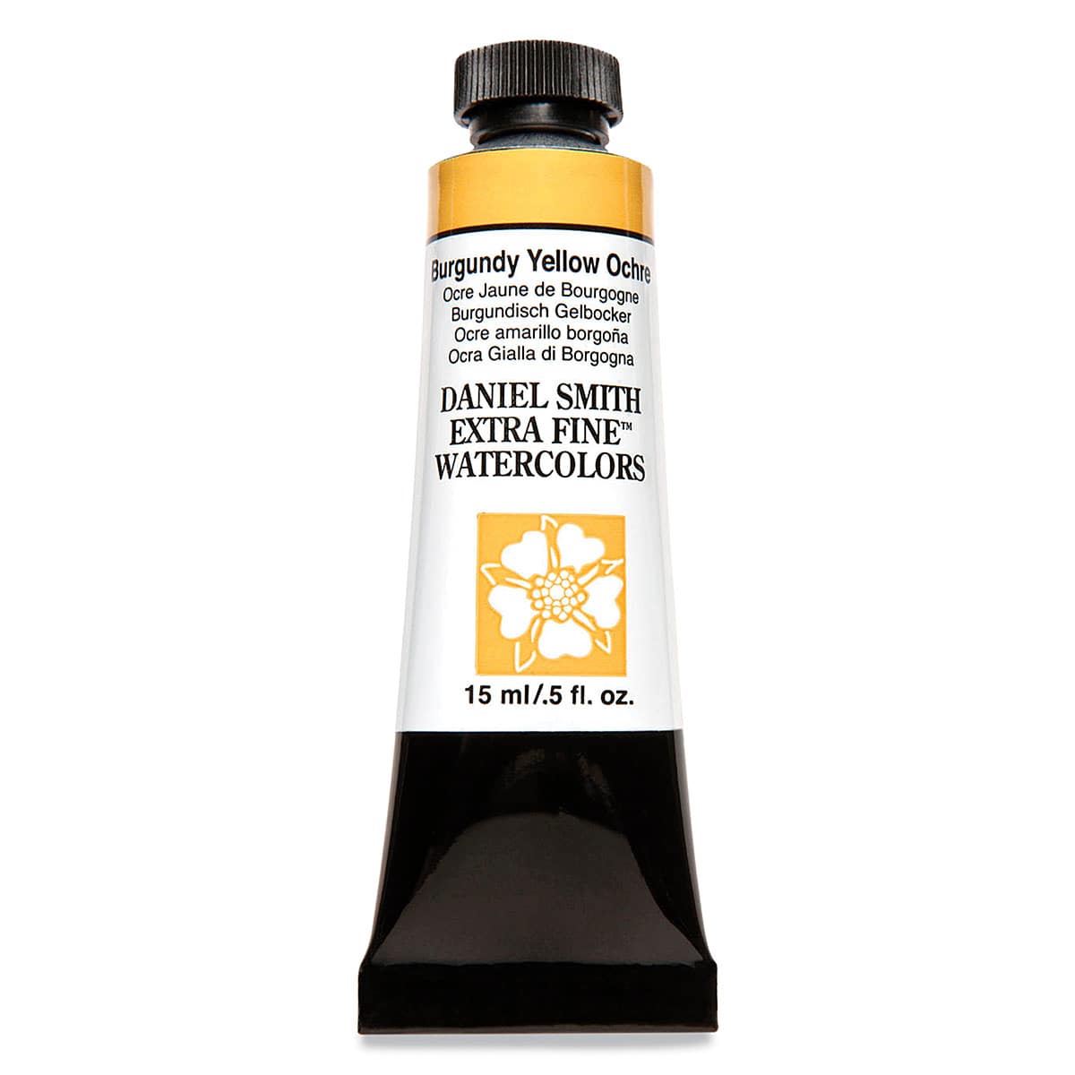 Daniel Smith Extra Fine Watercolor - Burgundy Yellow Ochre, 15 ml, Tube