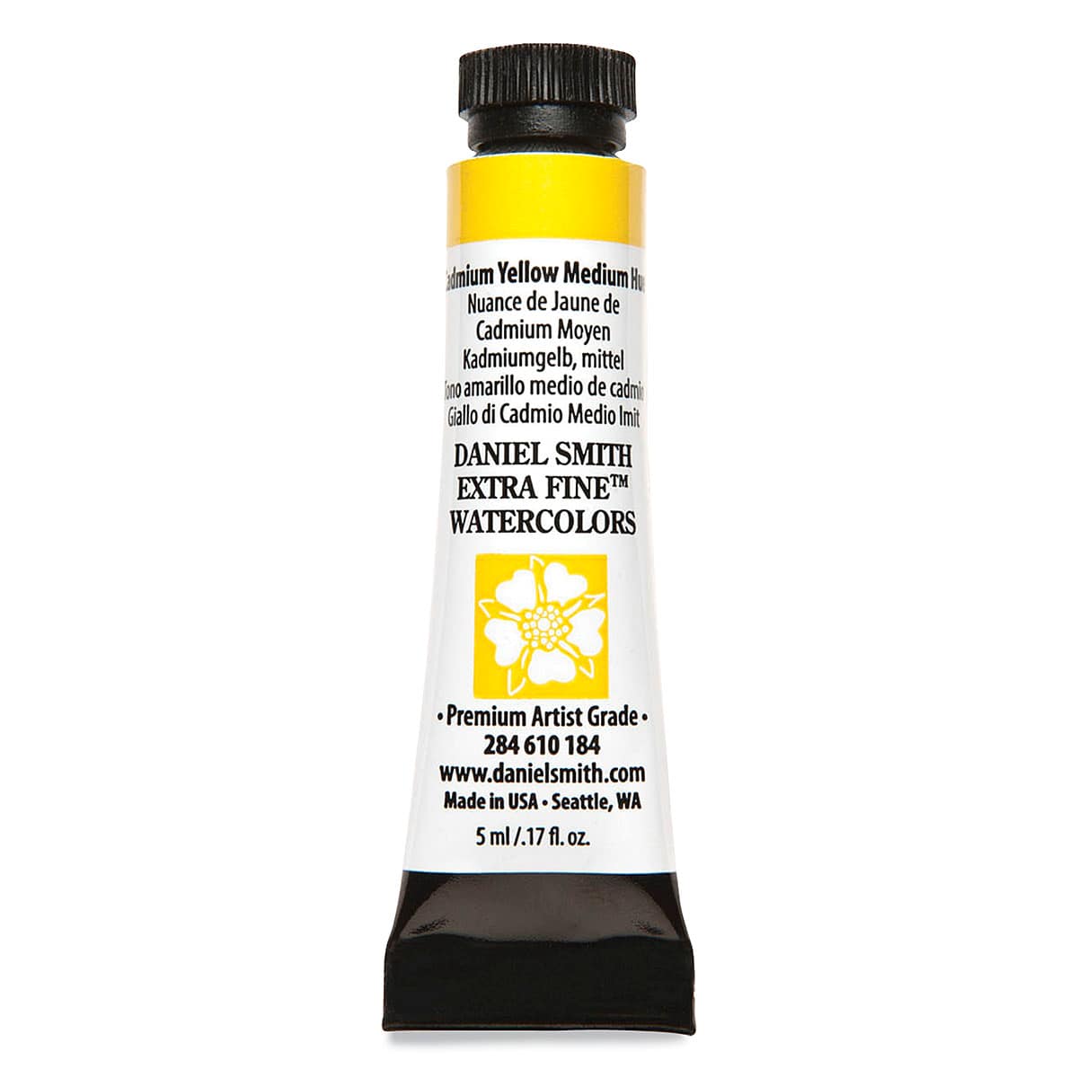 Daniel Smith Extra Fine Watercolor - Cadmium Yellow Medium Hue, 5 ml Tube