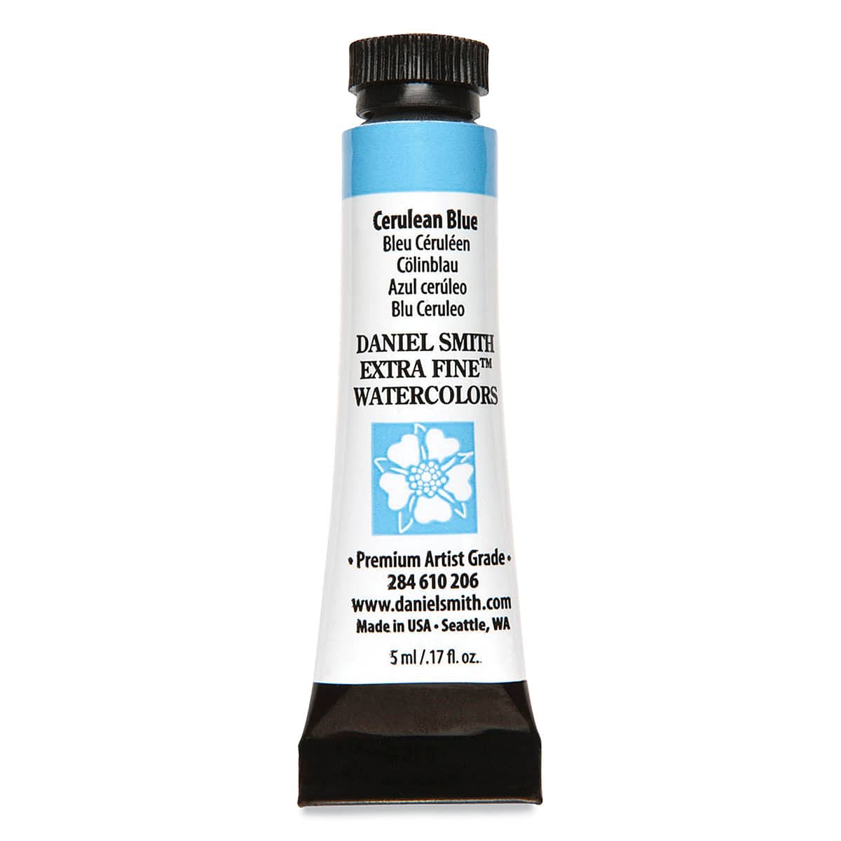 Daniel Smith Extra Fine Watercolor - Cerulean Blue, 5 ml Tube