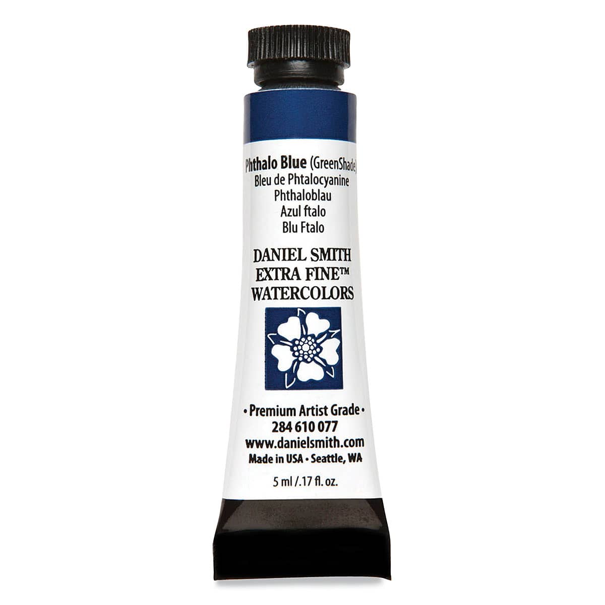 Daniel Smith Extra Fine Watercolor - Phthalo Blue Green Shade, 5 ml Tube