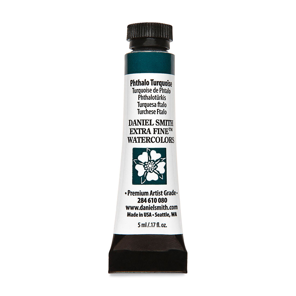 Daniel Smith Extra Fine Watercolor - Phthalo Turquoise, 5 ml Tube