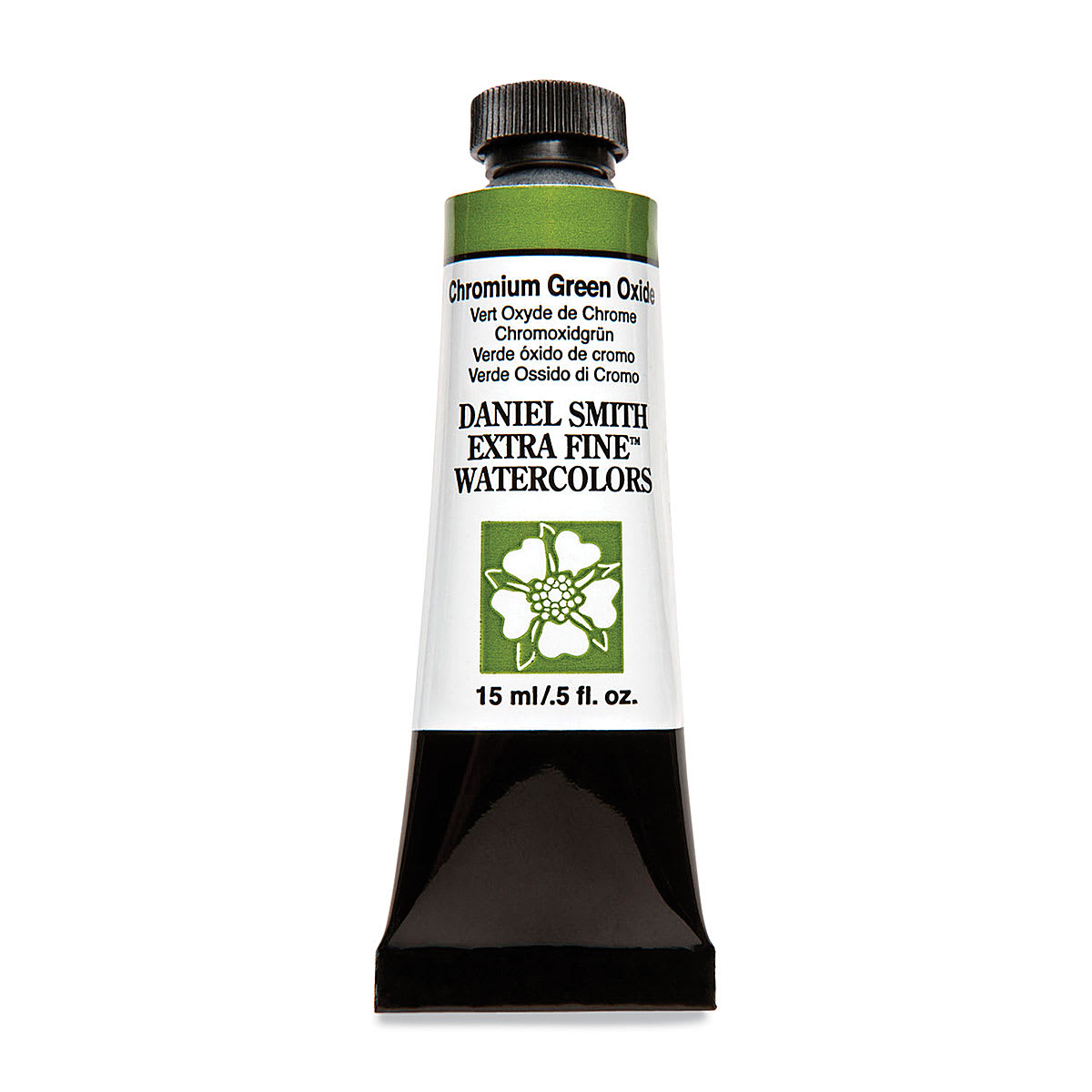 Daniel Smith Extra Fine Watercolor - Chromium Green Oxide, 15 ml Tube