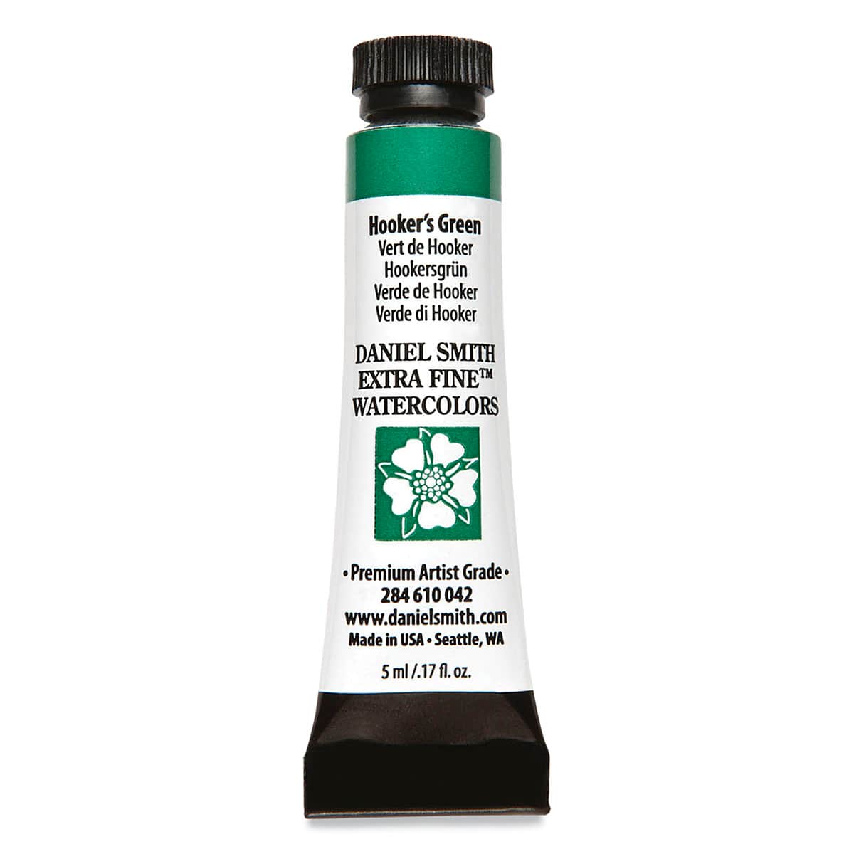 Daniel Smith Extra Fine Watercolor - Hooker's Green, 5 ml Tube