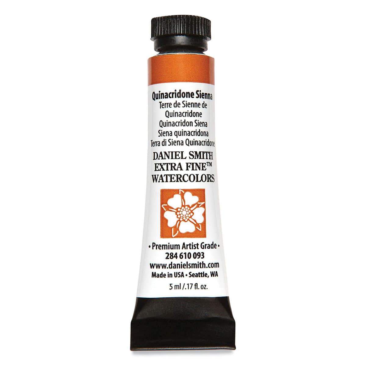 Daniel Smith Extra Fine Watercolor - Quinacridone Sienna, 5 ml Tube