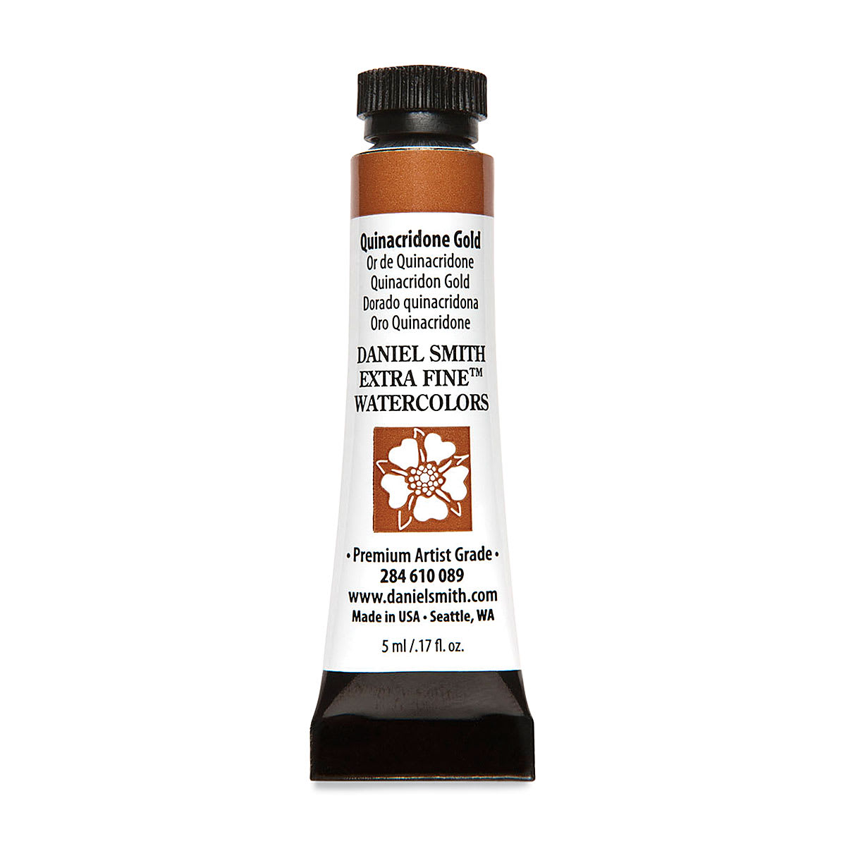 Daniel Smith Extra Fine Watercolor - Quinacridone Gold, 5 ml, Tube