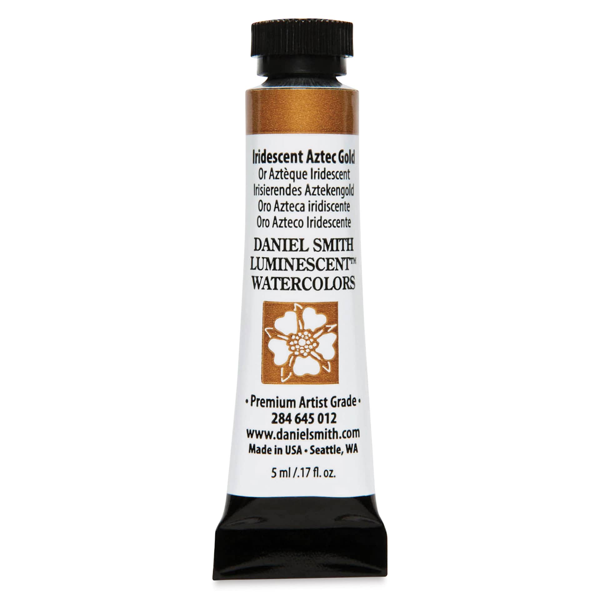Daniel Smith Luminescent Watercolor - Iridescent Aztec Gold, 5 ml, Tube
