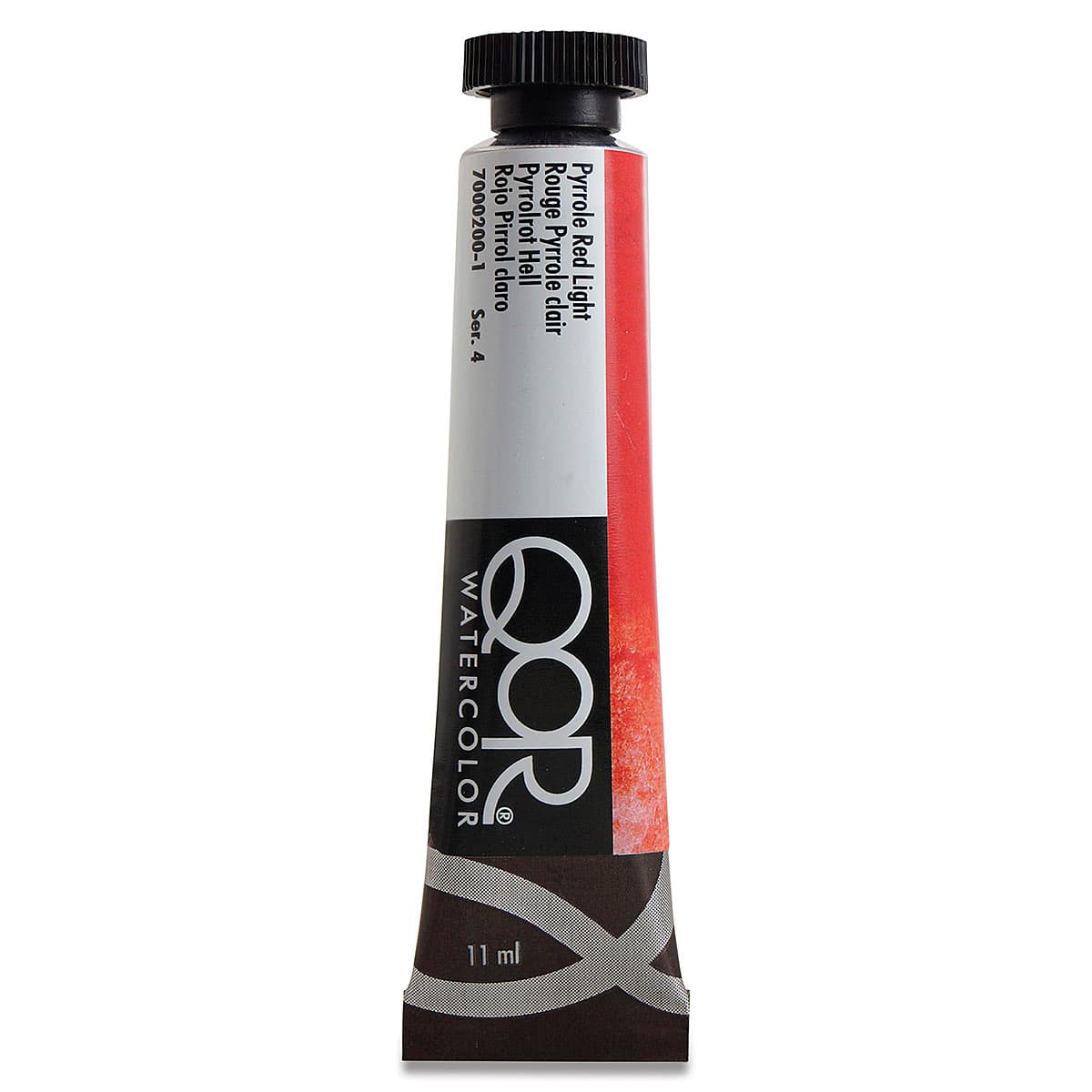 QoR Modern Watercolors - Pyrrole Red Light, 11 ml tube