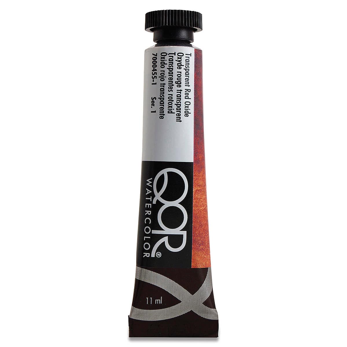 QoR Modern Watercolors - Transparent Red Oxide, 11 ml tube