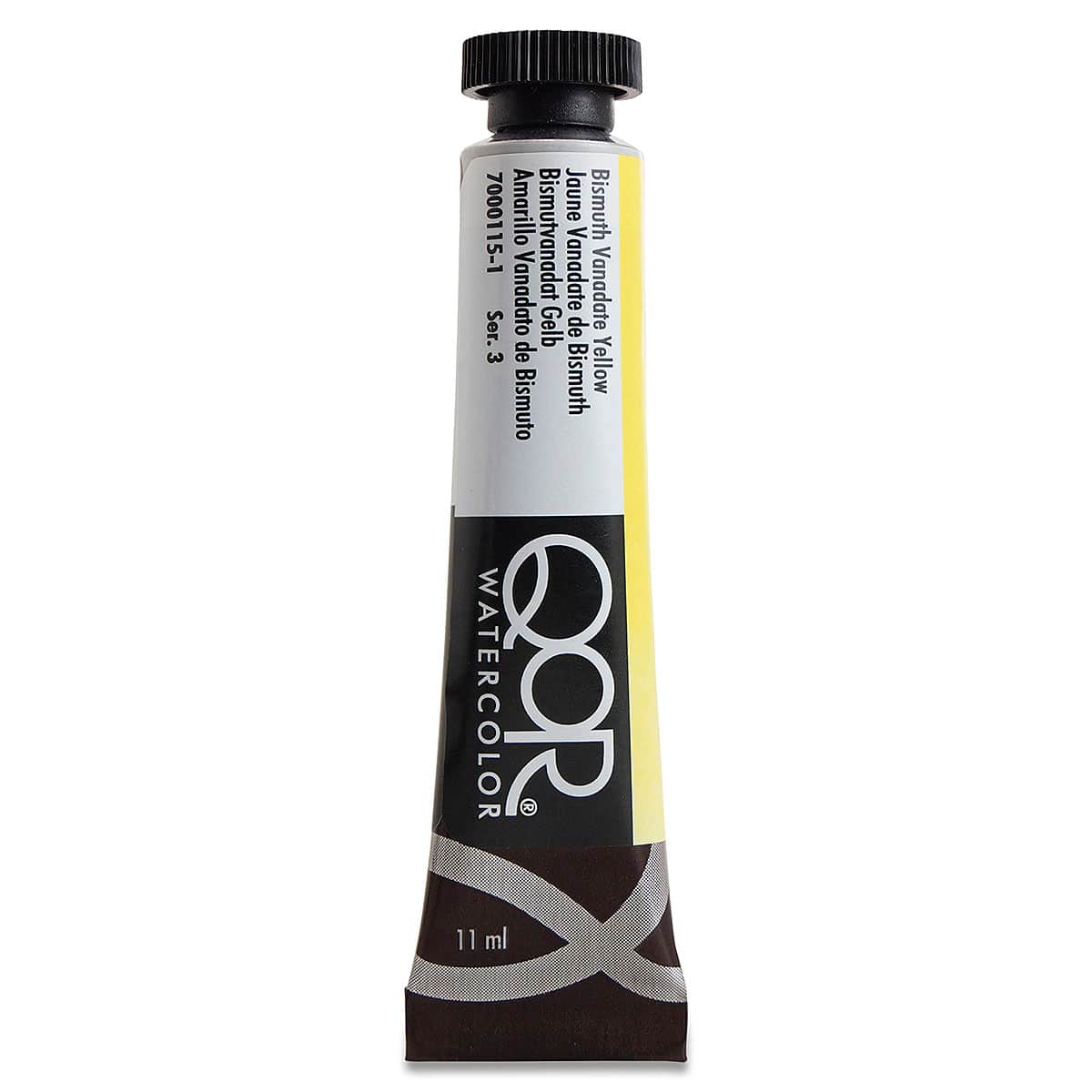 QoR Modern Watercolors - Bismuth Vandate Yellow, 11 ml tube