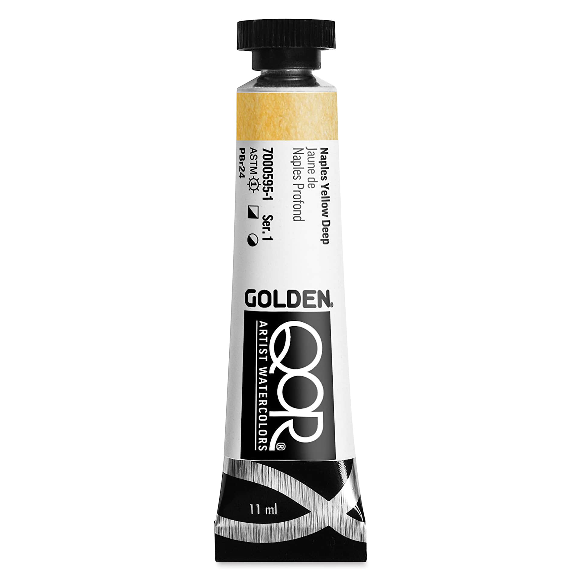QoR Modern Watercolor - Naples Yellow Deep, 11 ml tube