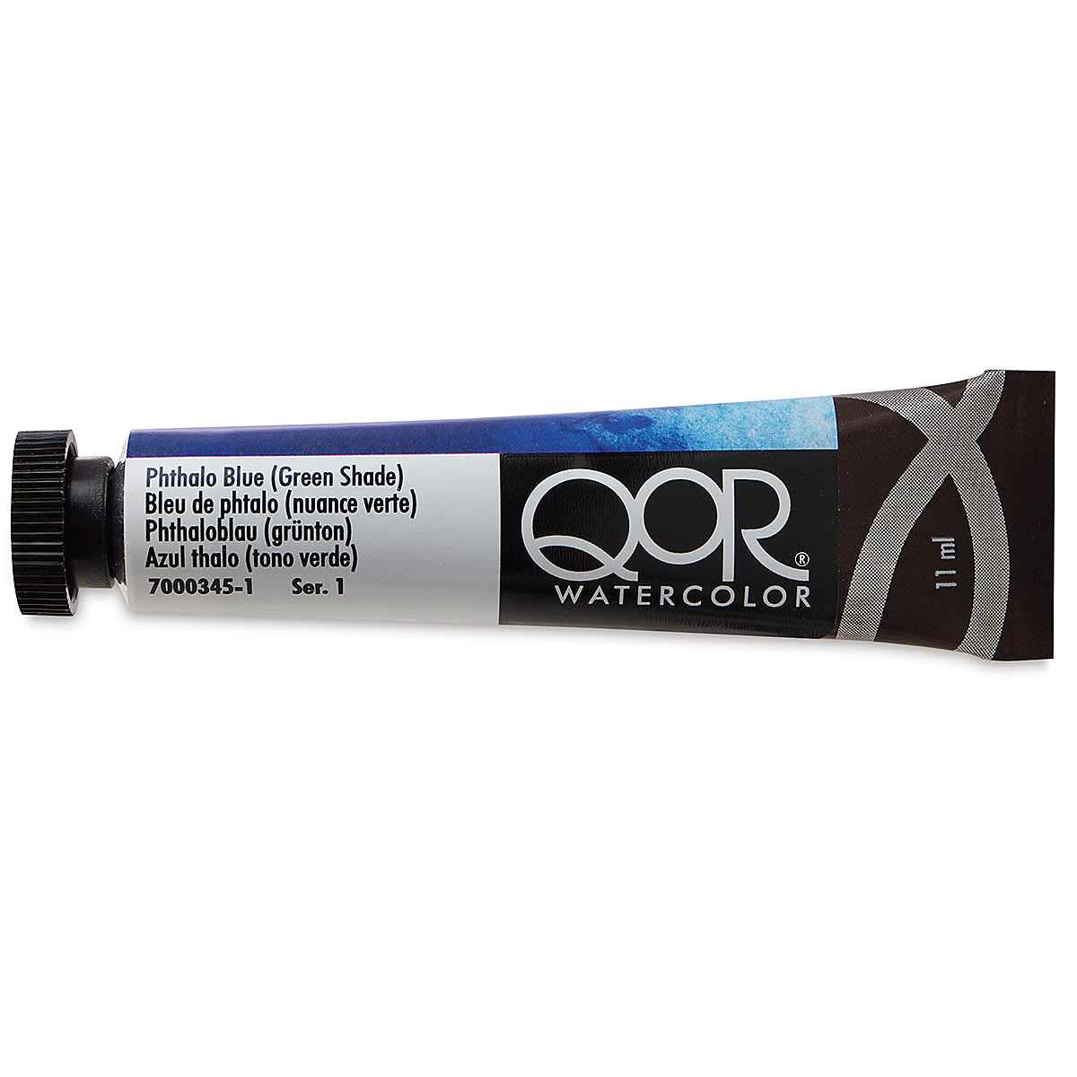 QoR Modern Watercolors - Phthalo Blue (Green Shade), 11 ml tube