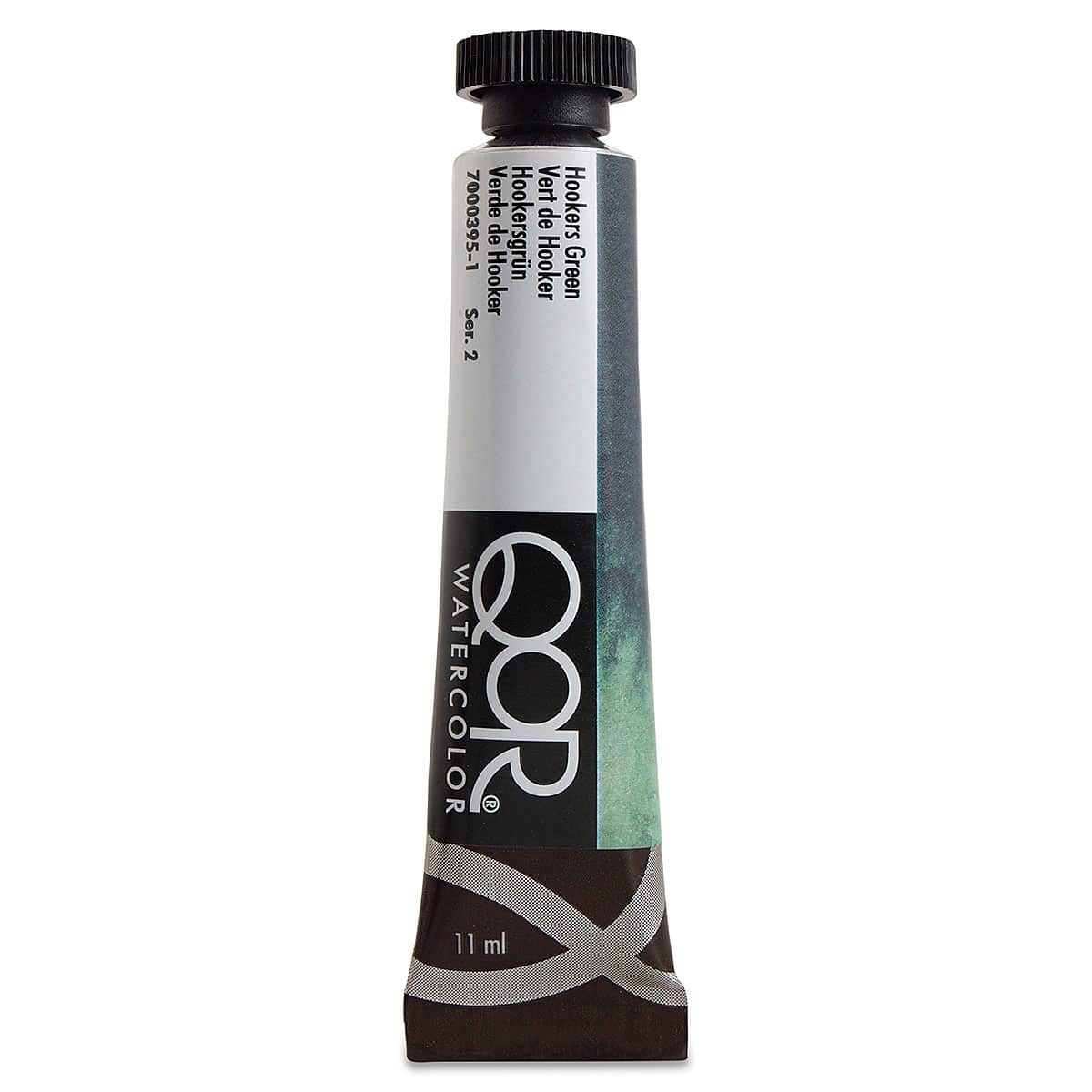 QoR Modern Watercolors - Hookers Green, 11 ml tube