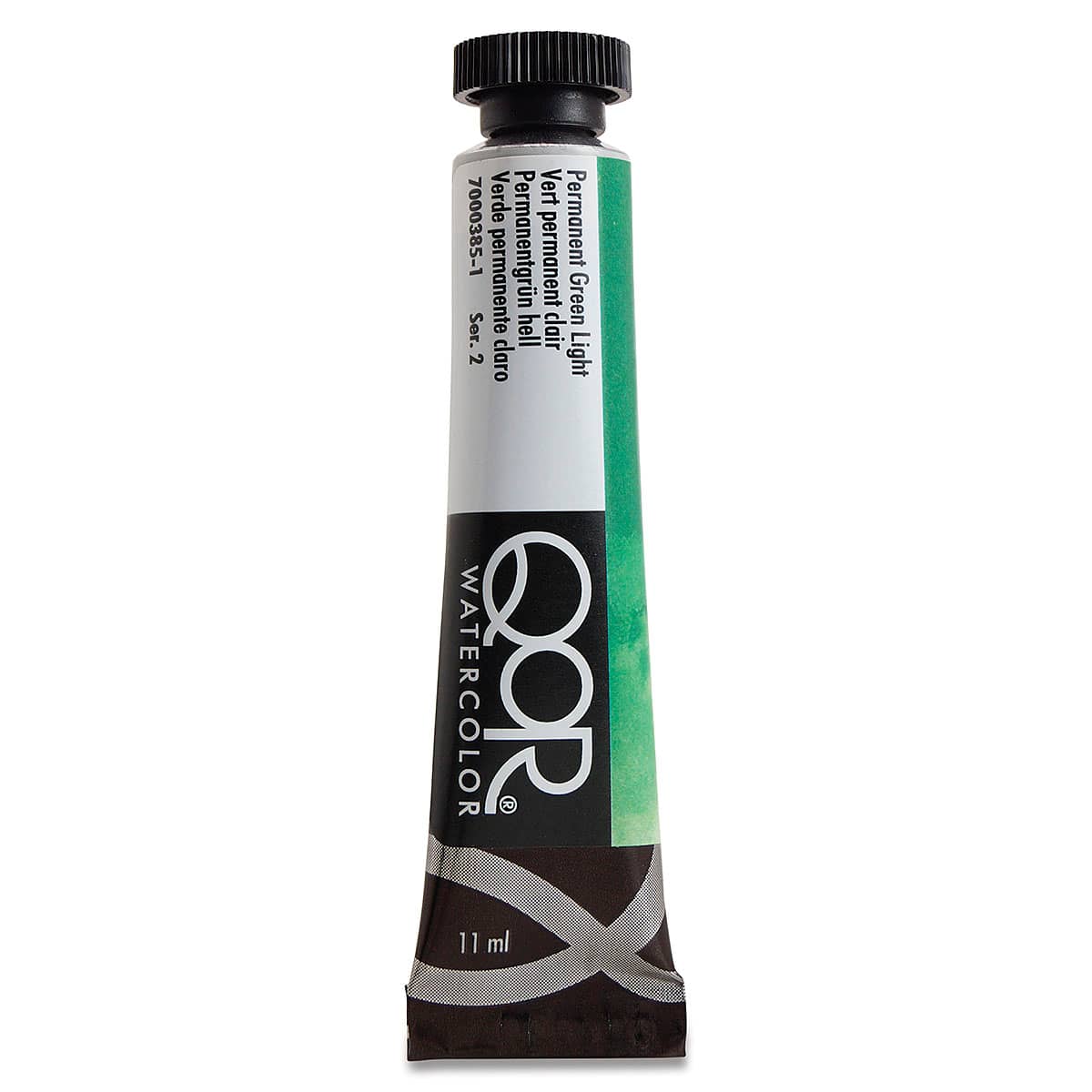 QoR Modern Watercolors - Permanent Green Light, 11 ml tube