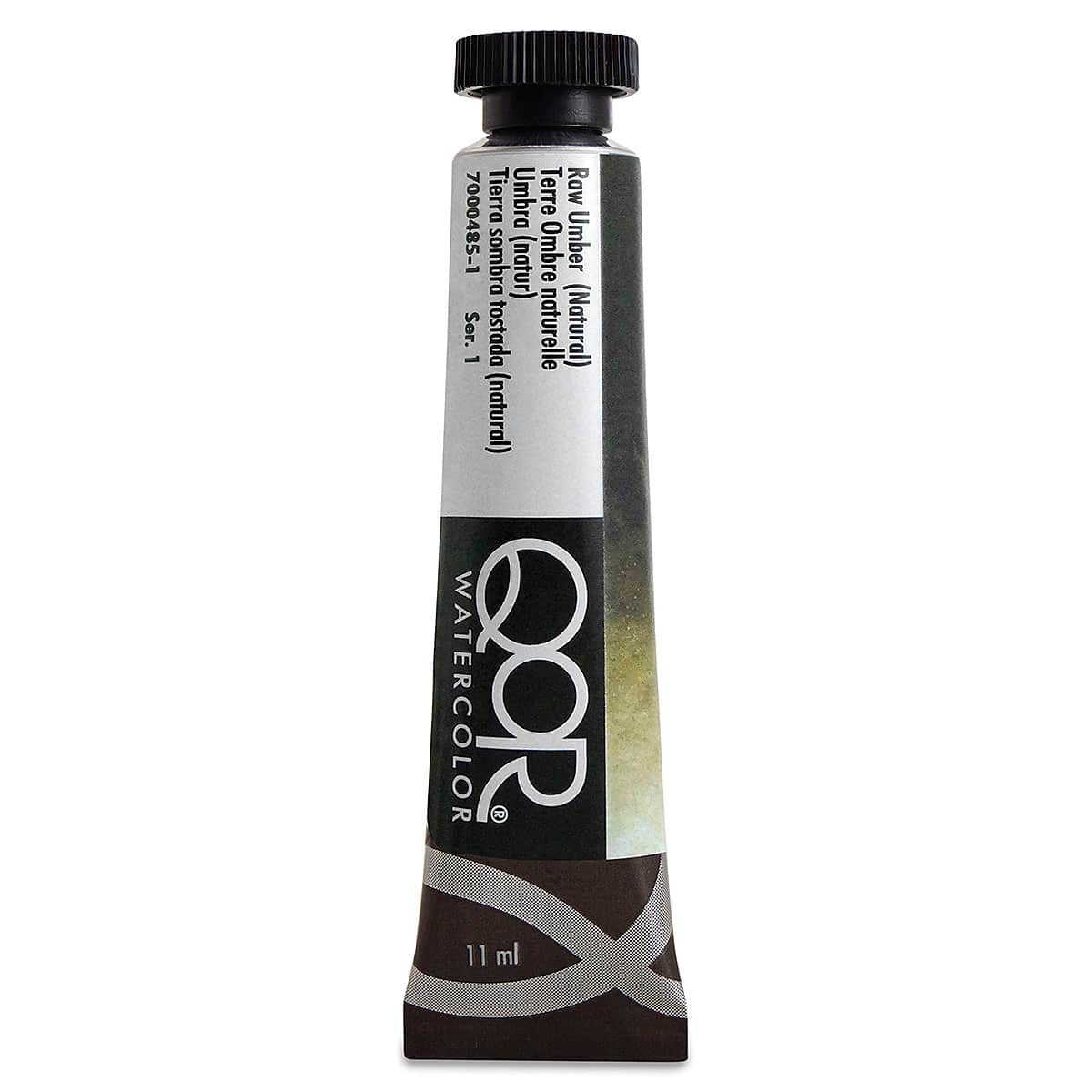 QoR Modern Watercolors - Raw Umber (Natural), 11 ml tube
