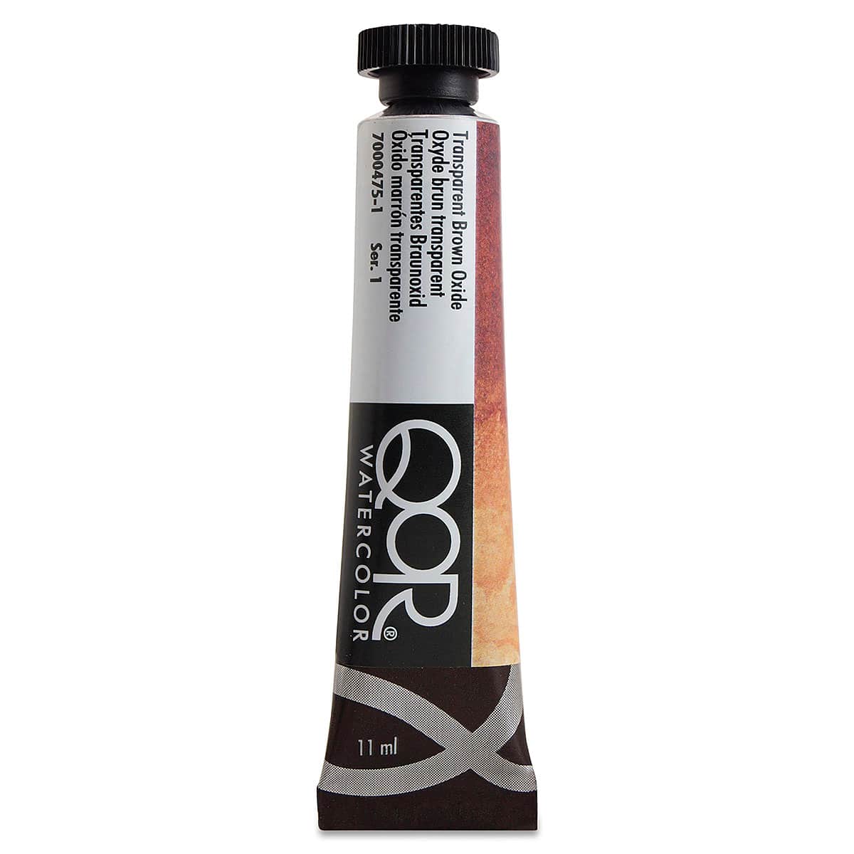 QoR Modern Watercolors - Transparent Brown Oxide, 11 ml tube