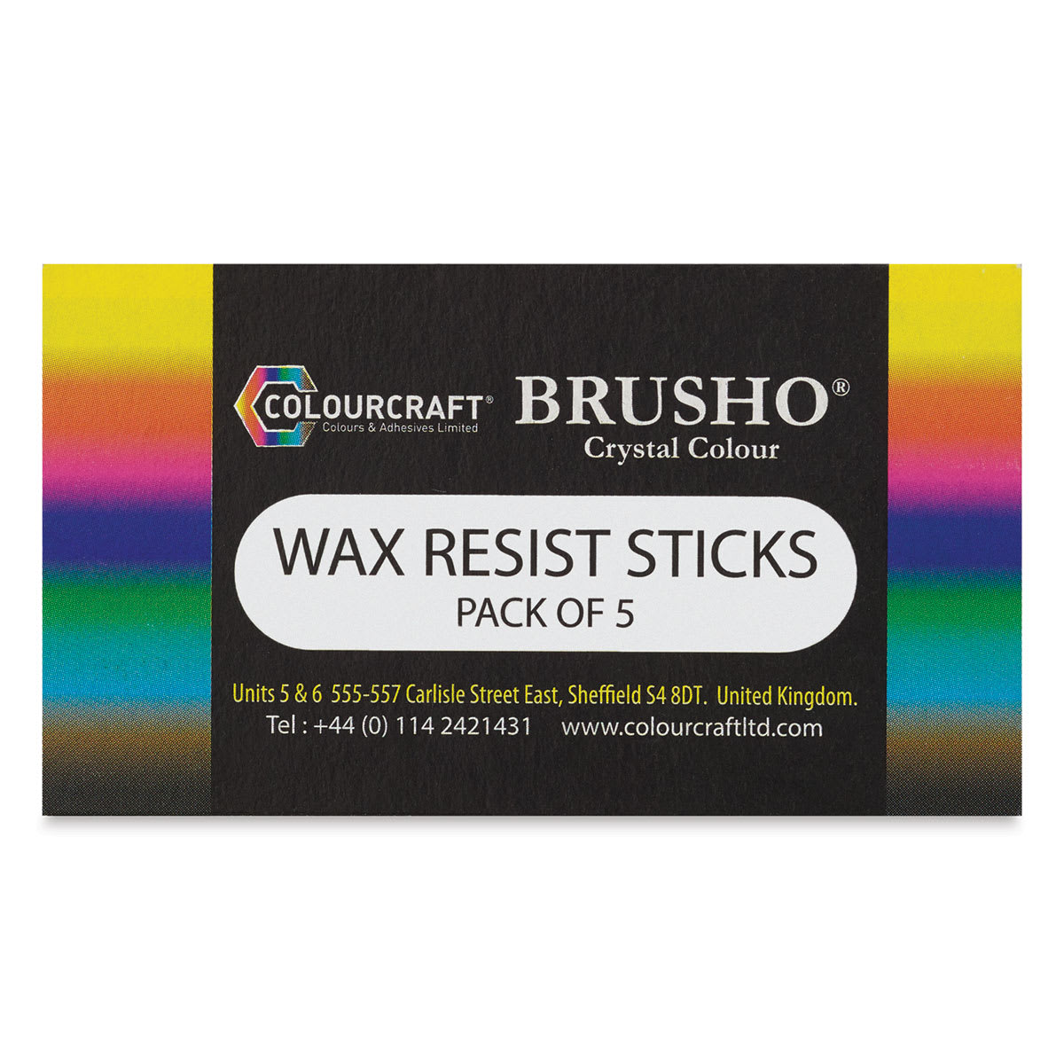 Brusho Wax Resist Sticks (in packaging)